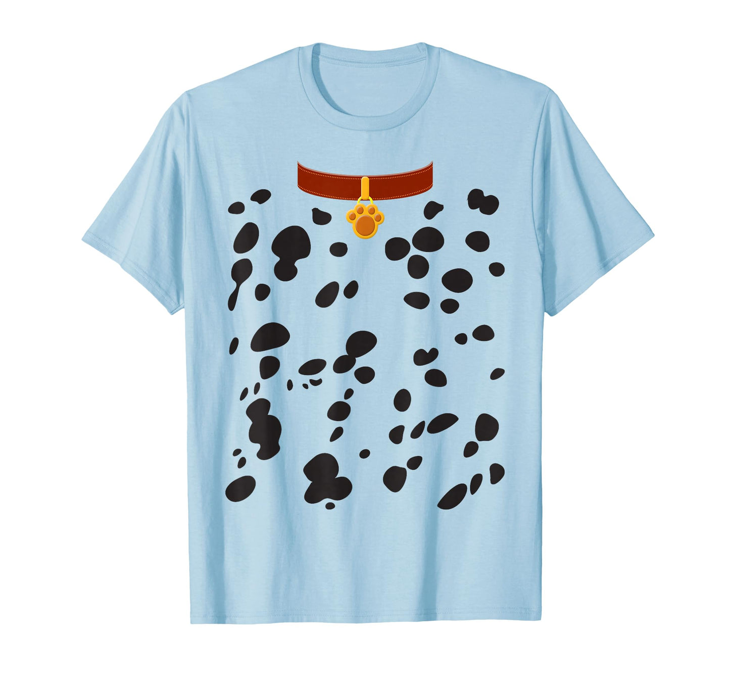 Dog Dalmatian Costume Dalmations Spots Puppy Print Halloween T-Shirt
