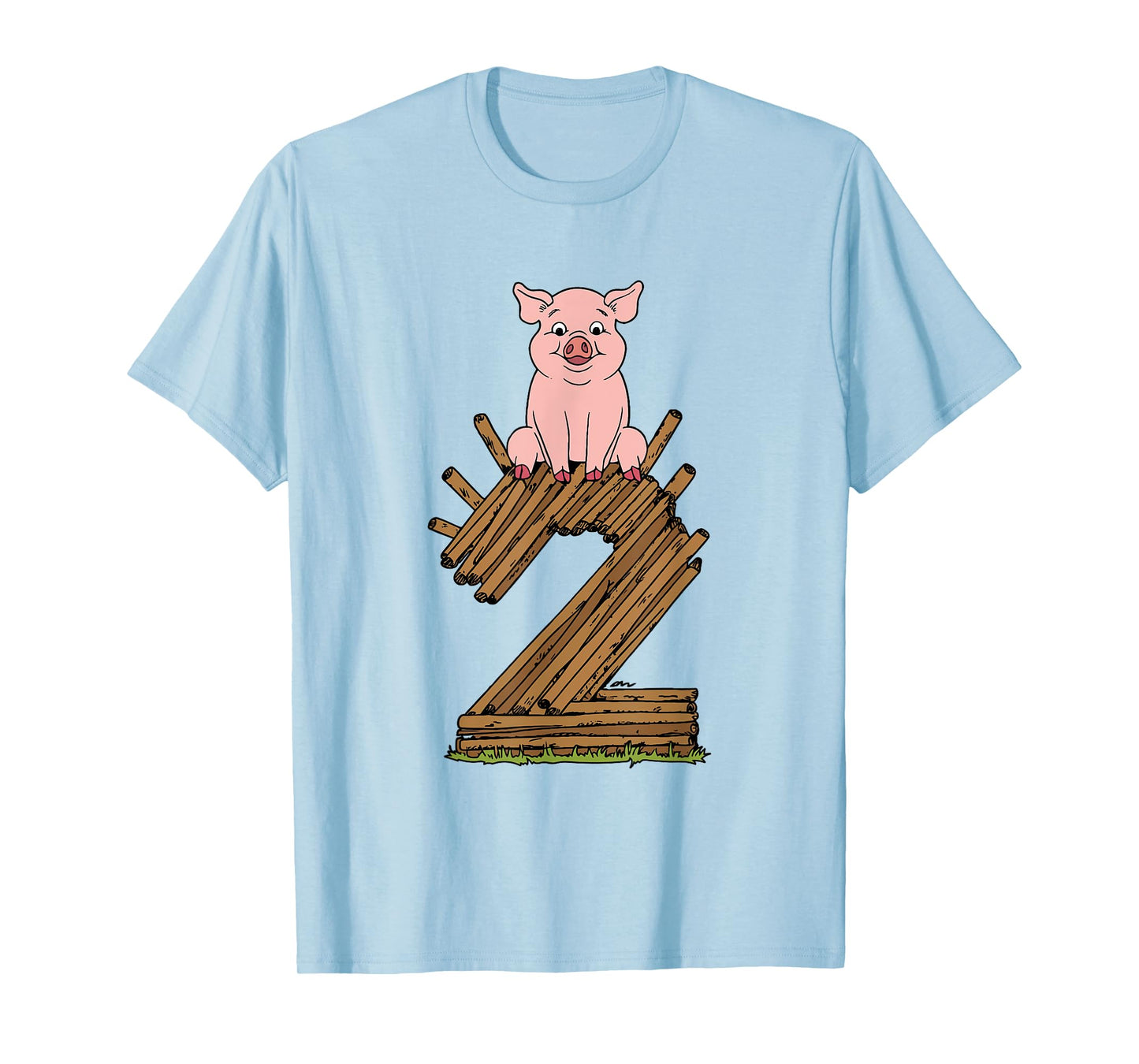 Three Little Pigs Pig 2 Easy Costume Kids Men Women T-Shirt