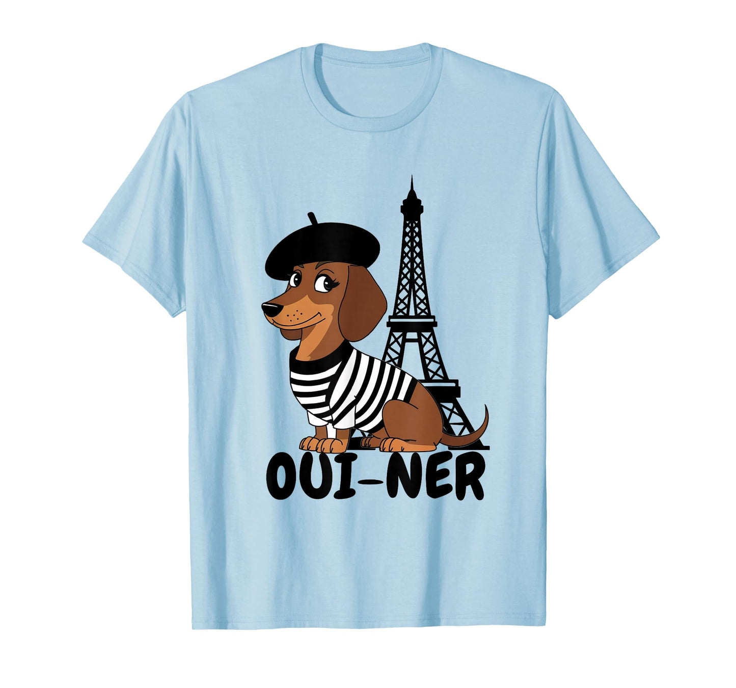Oui-Ner Dog Funny Dachshund Wiener Sausage Ween Doxie T-Shirt