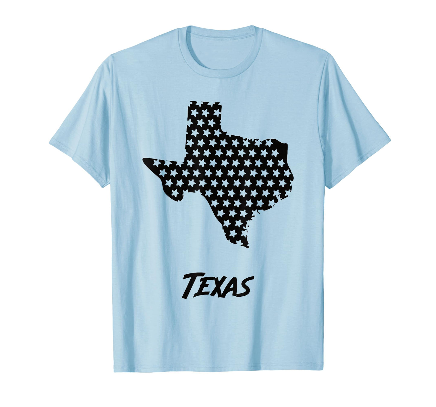 Texas USA State Outline Stars Vintage Retro Design T-Shirt