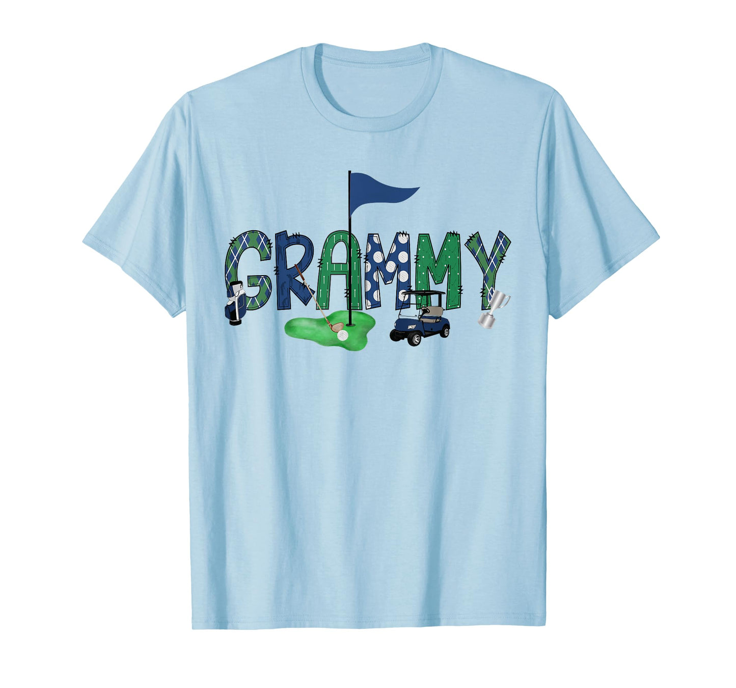Grammy Of The Birthday Boy Hole in One Golf Sport Matching T-Shirt