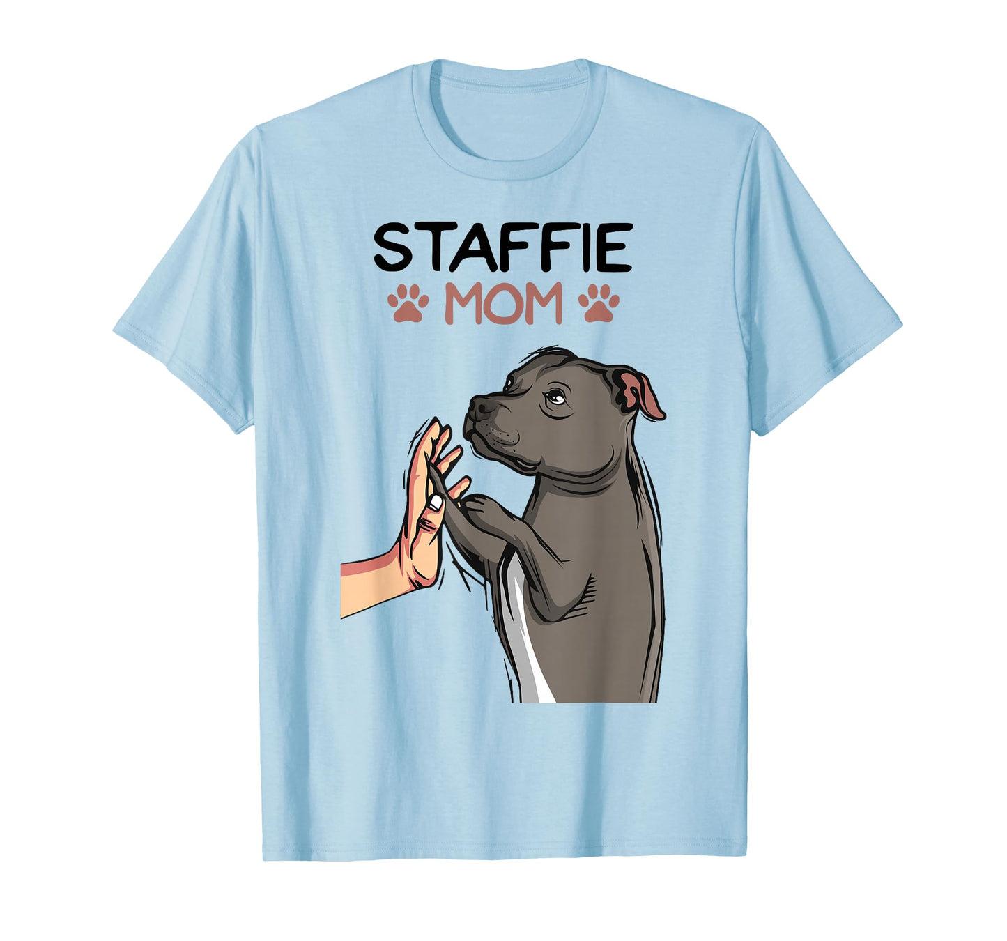 Staffordshire Bull Terrier Dog Mom Staffie T-Shirt