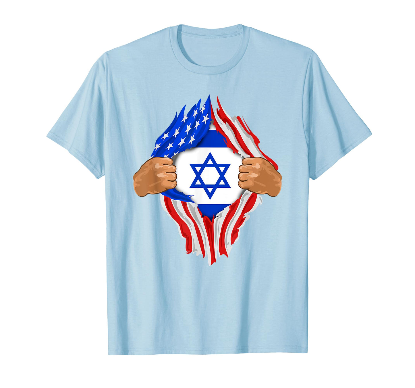 Israeli Blood Inside Me T-Shirt | Israel Flag Gift T-Shirt