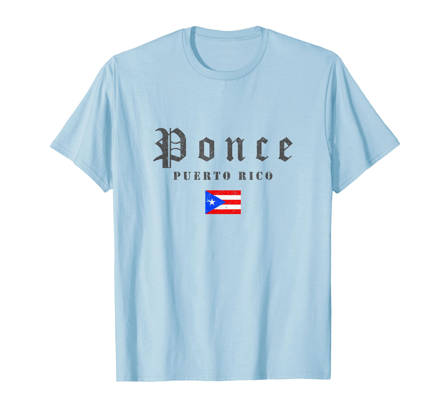 Vintage Ponce Puerto Rico Flag Pride Home Root Travel T-Shirt