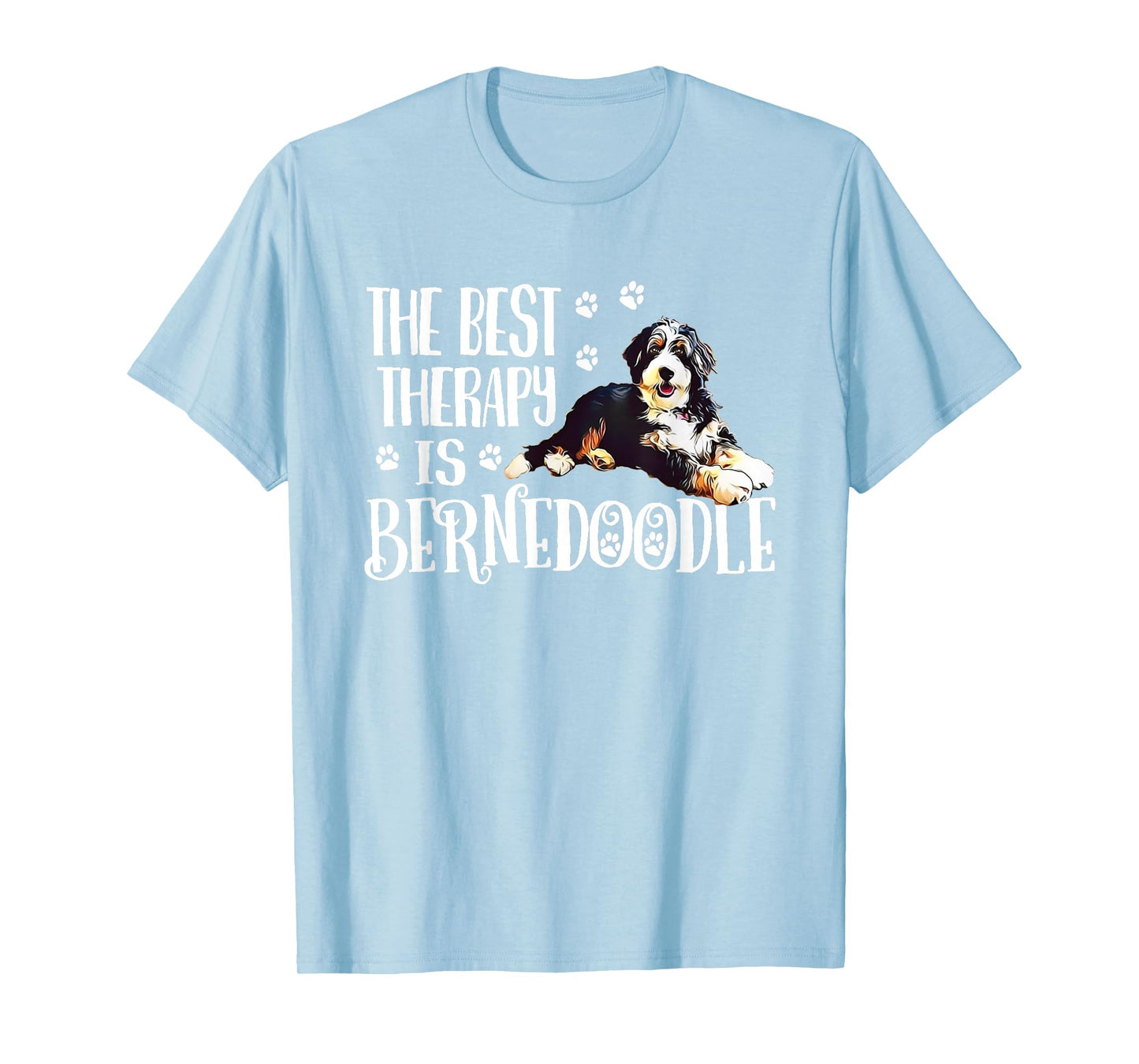 Cute Best Therapy Bernedoodle Dog Lover T-Shirt