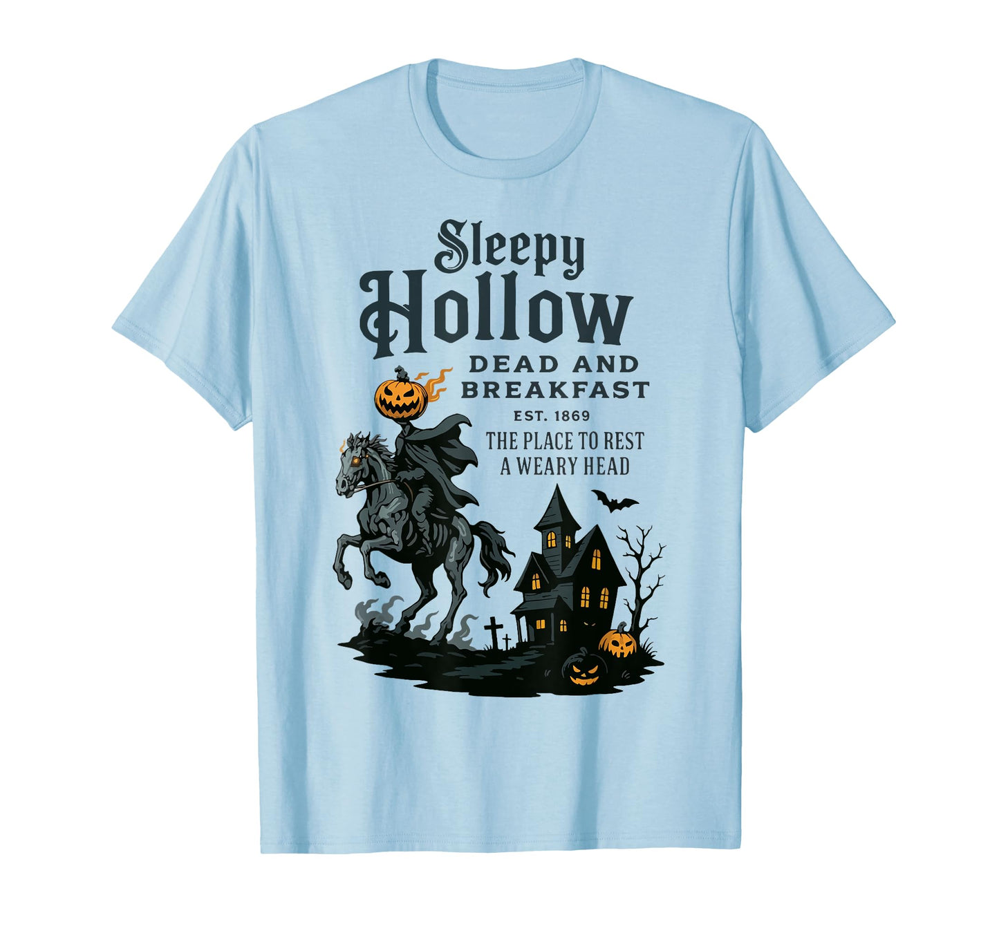 Horseman Halloween Sleepy Hollow Vintage Headless T-Shirt