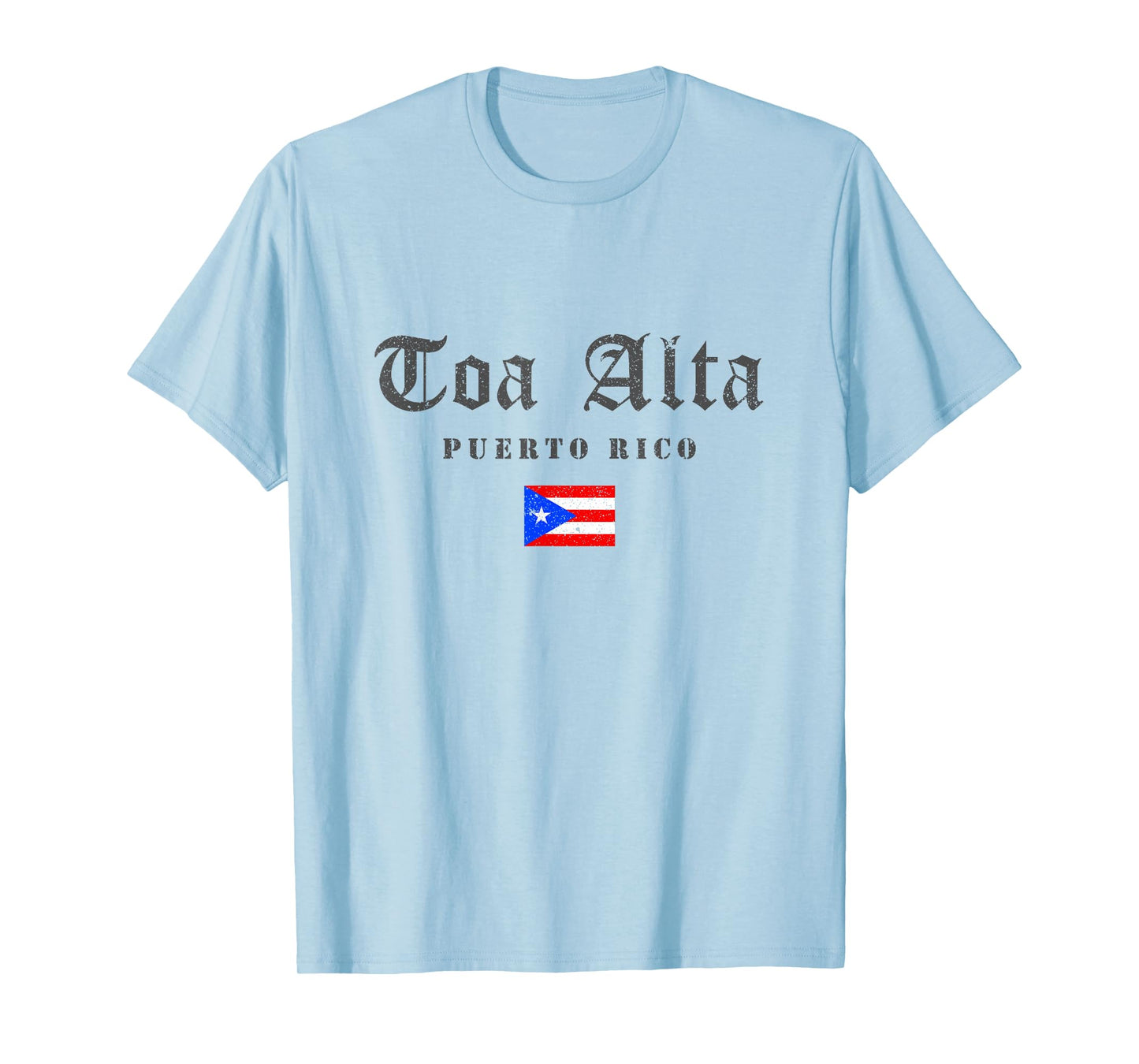 Vintage TOA Alta Puerto Rico Flag Pride Home Root Travel T-Shirt