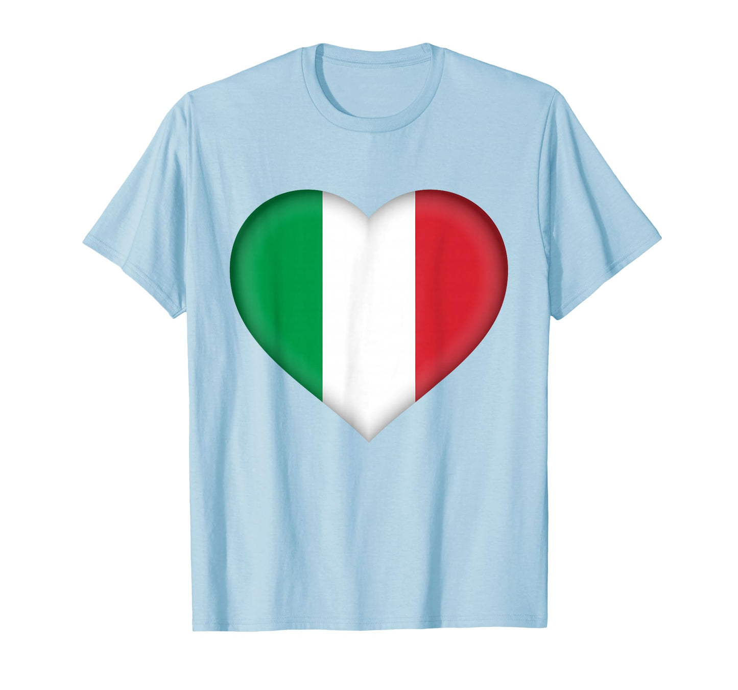 I Love Italy T-Shirt | Italian Flag Heart Outfit T-Shirt
