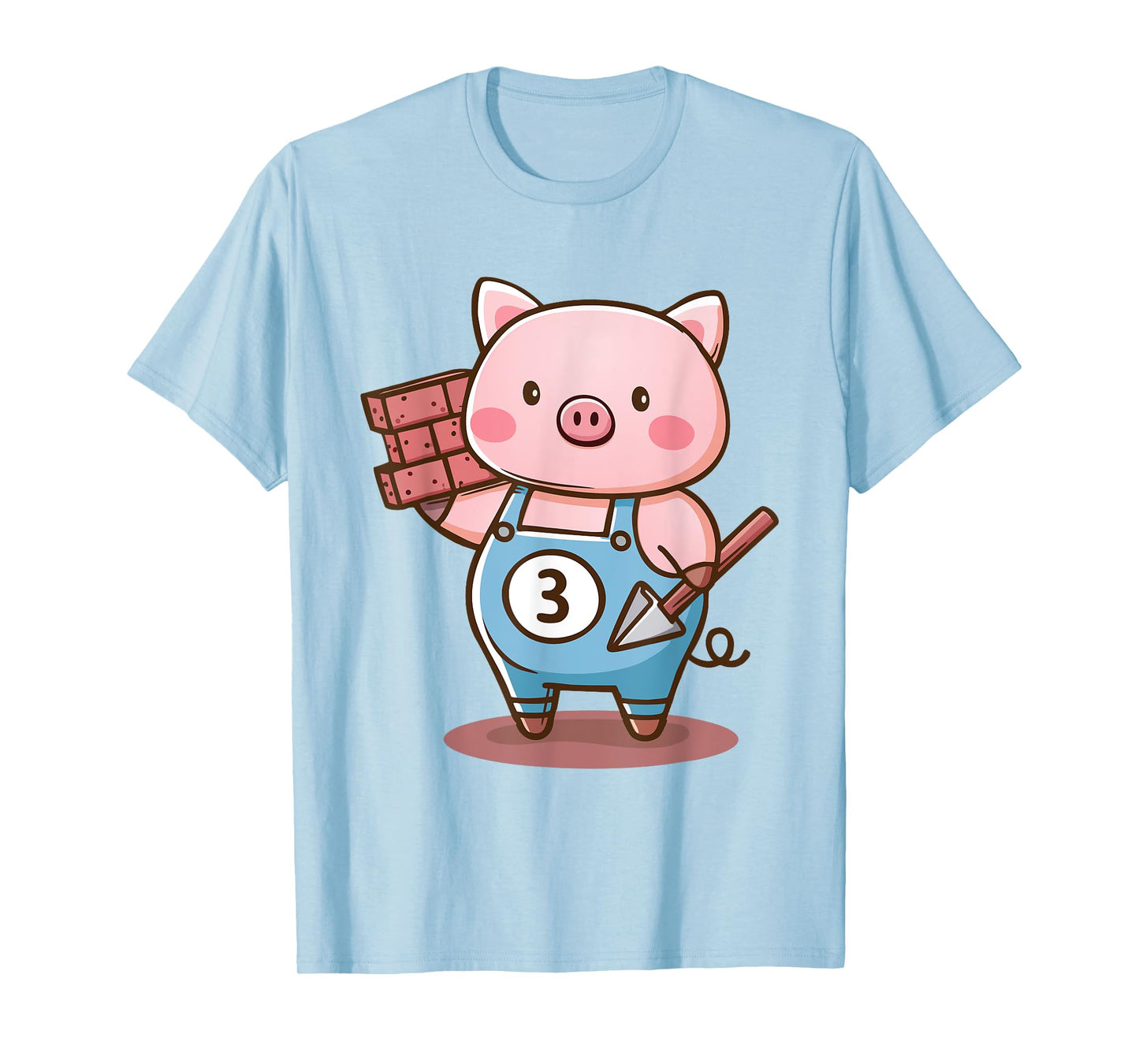 Three Little Pigs Pig 3 Costume Girls Boys Adults T-Shirt