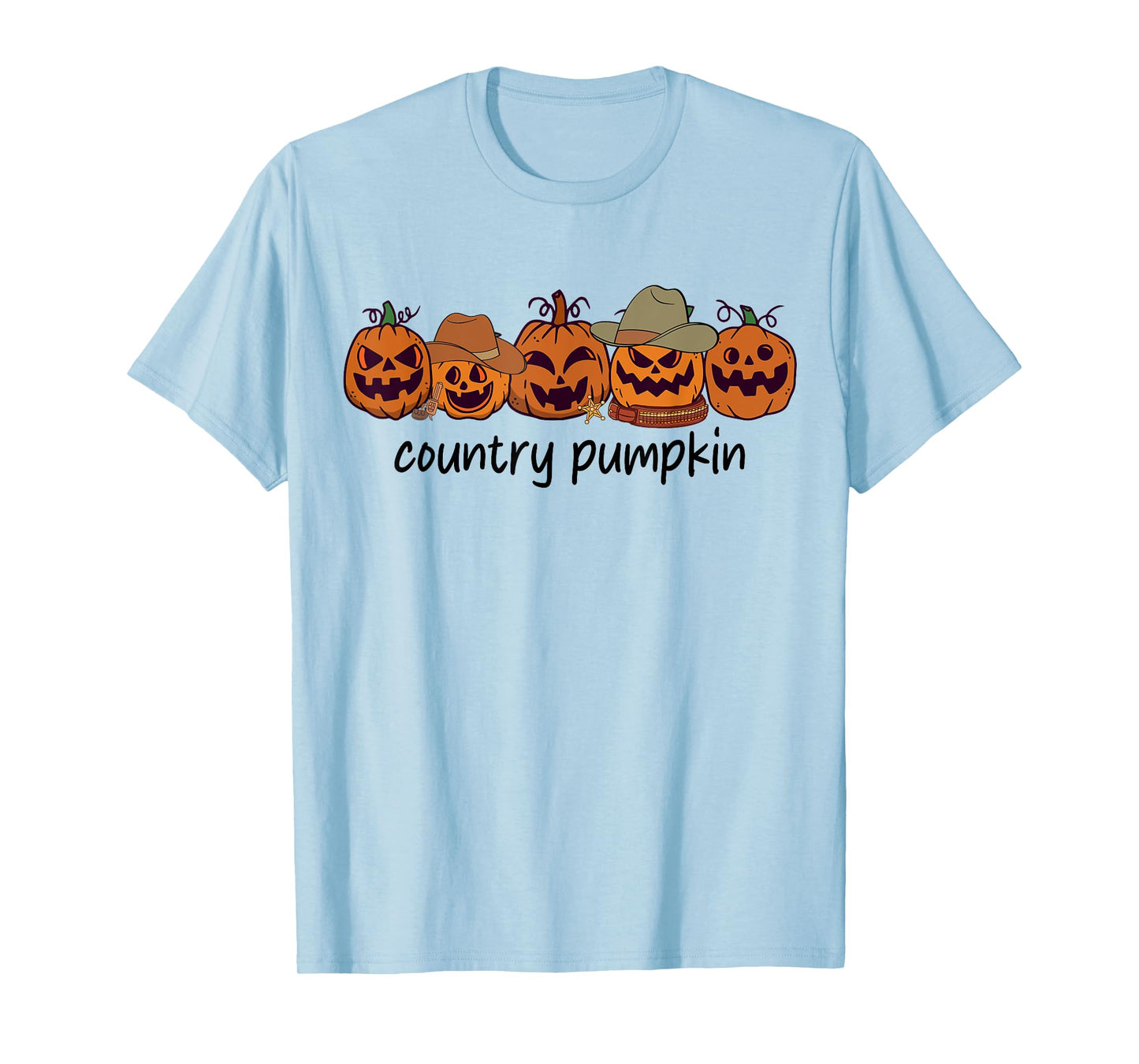 Howdy, Pumpkin Halloween, Funny Western Country Halloween T-Shirt