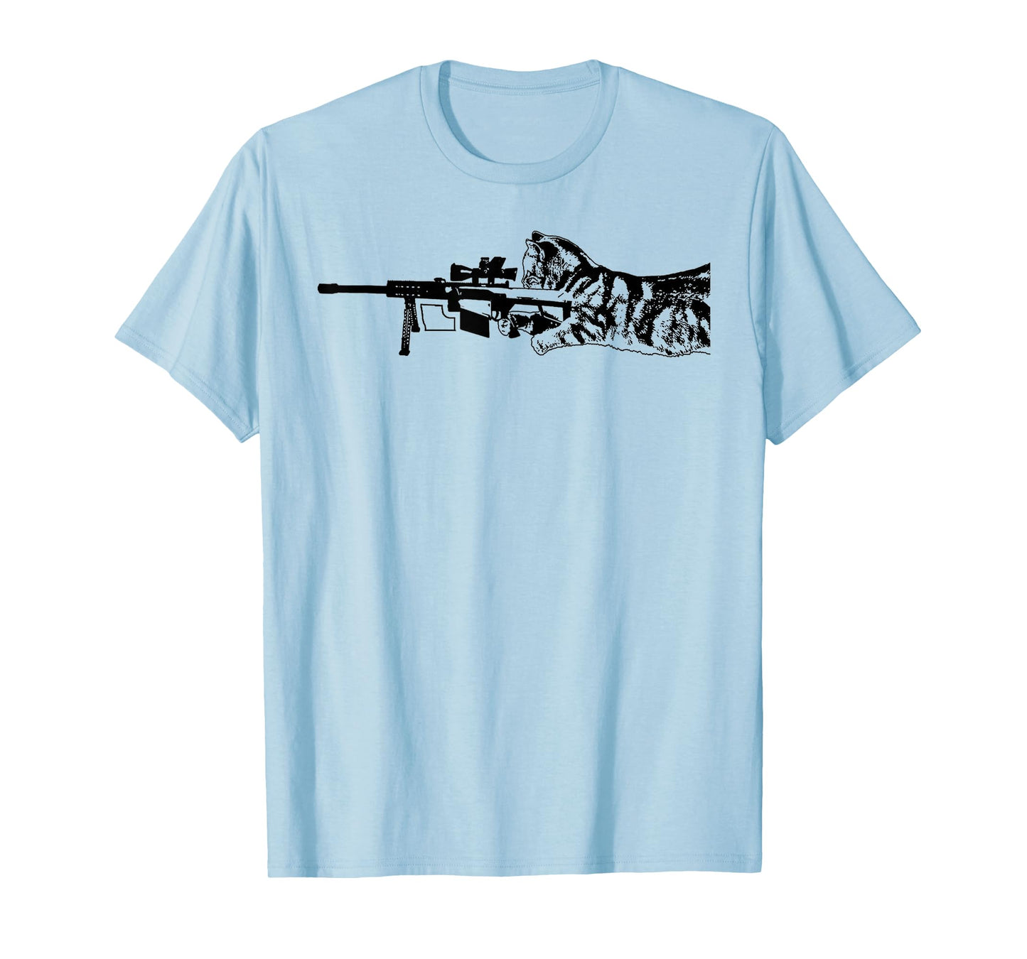 Scout Snipurr Funny Cat Sniper T-Shirt