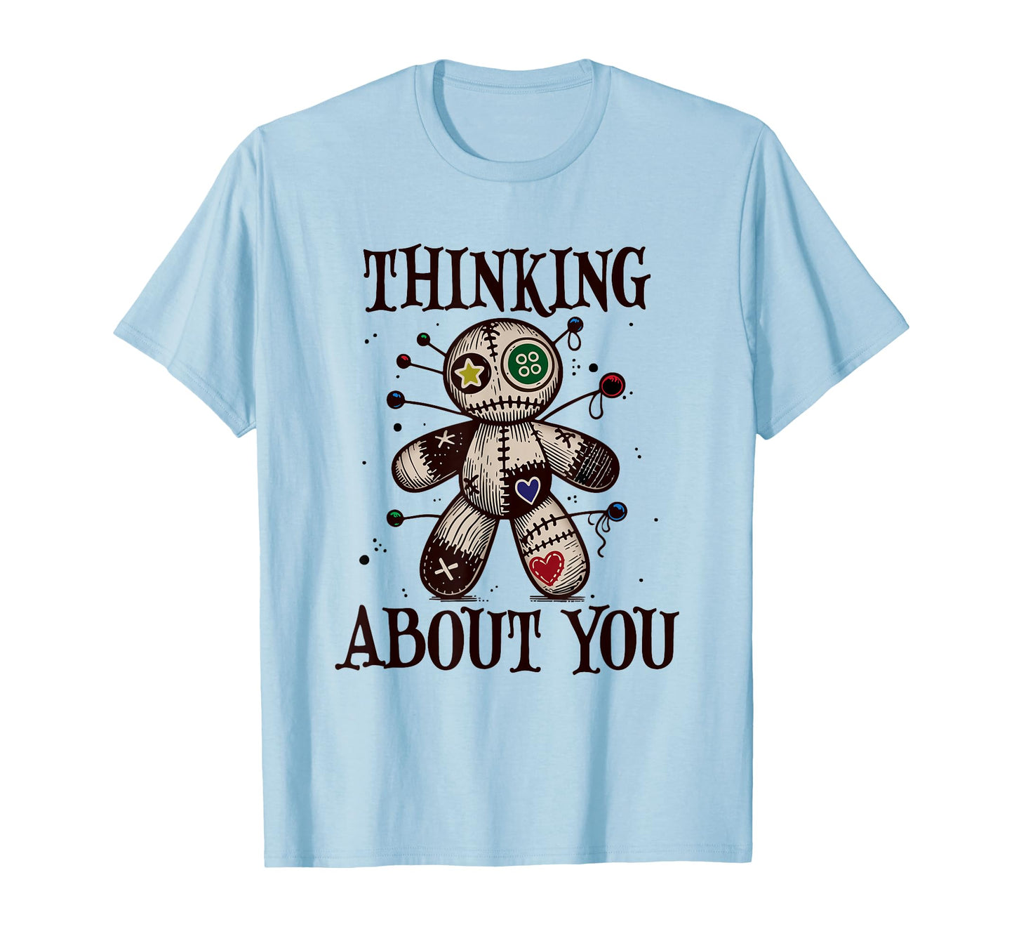 Thinking about you, Voodoo Doll T-Shirt
