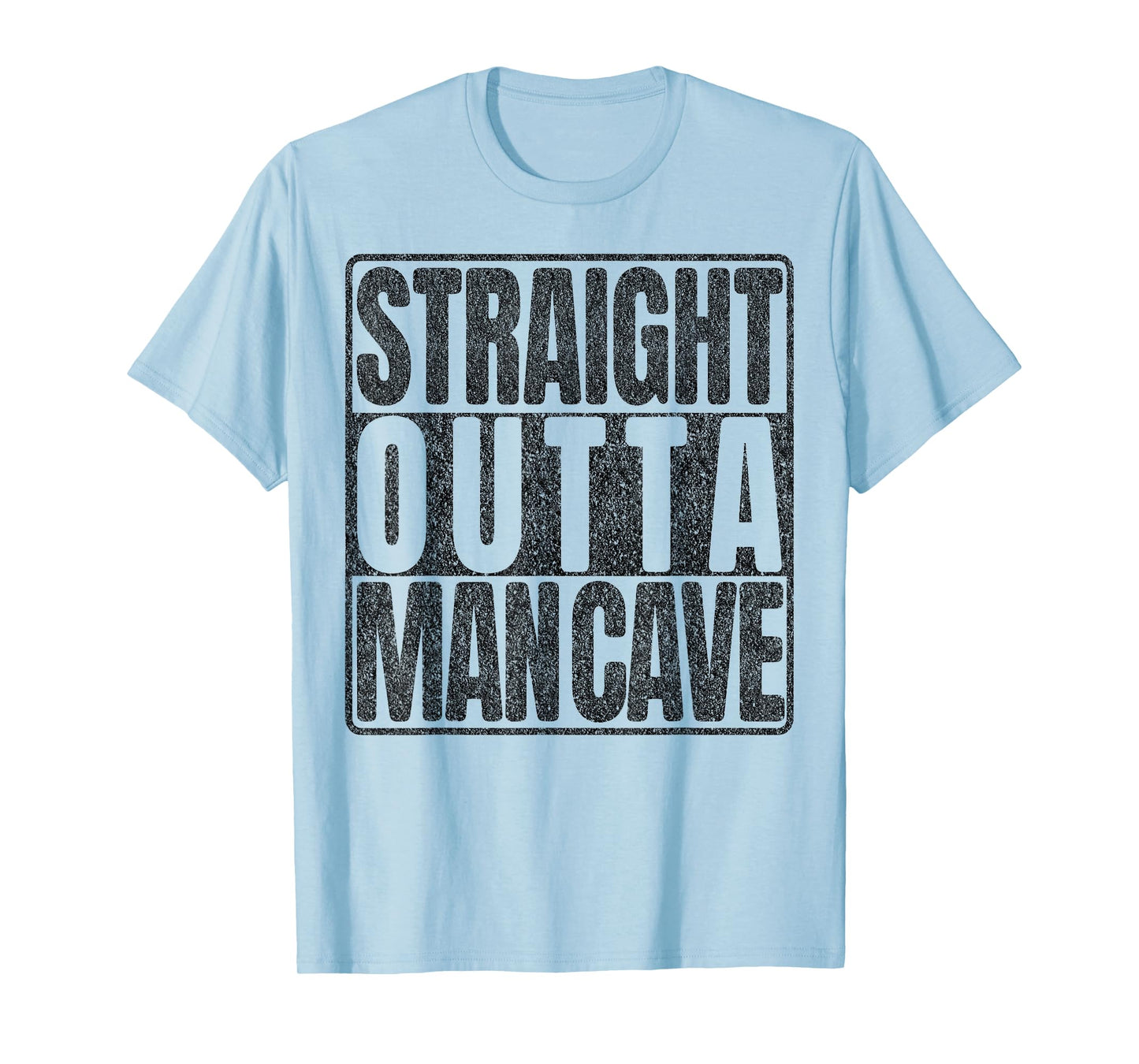 Straight Outta Man Cave, DIY TV Gaming Room Funny Introvert T-Shirt