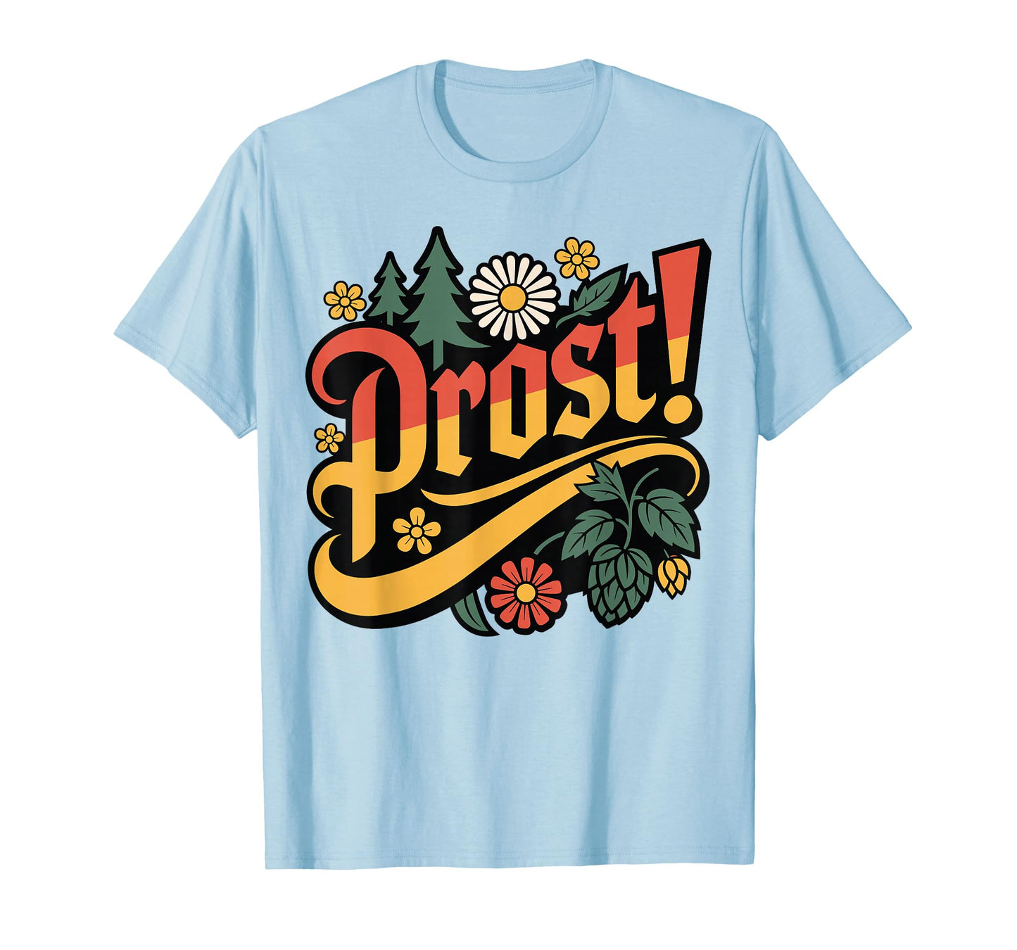 Oktoberfest Drinking Vintage German Prost Men Women T-Shirt