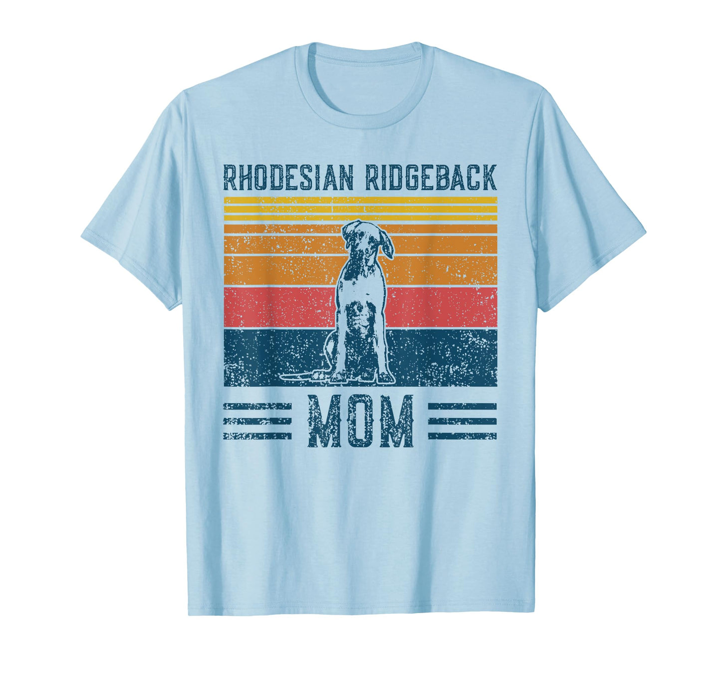 Dog Ridgeback Mom - Vintage Rhodesian Ridgeback Mom T-Shirt