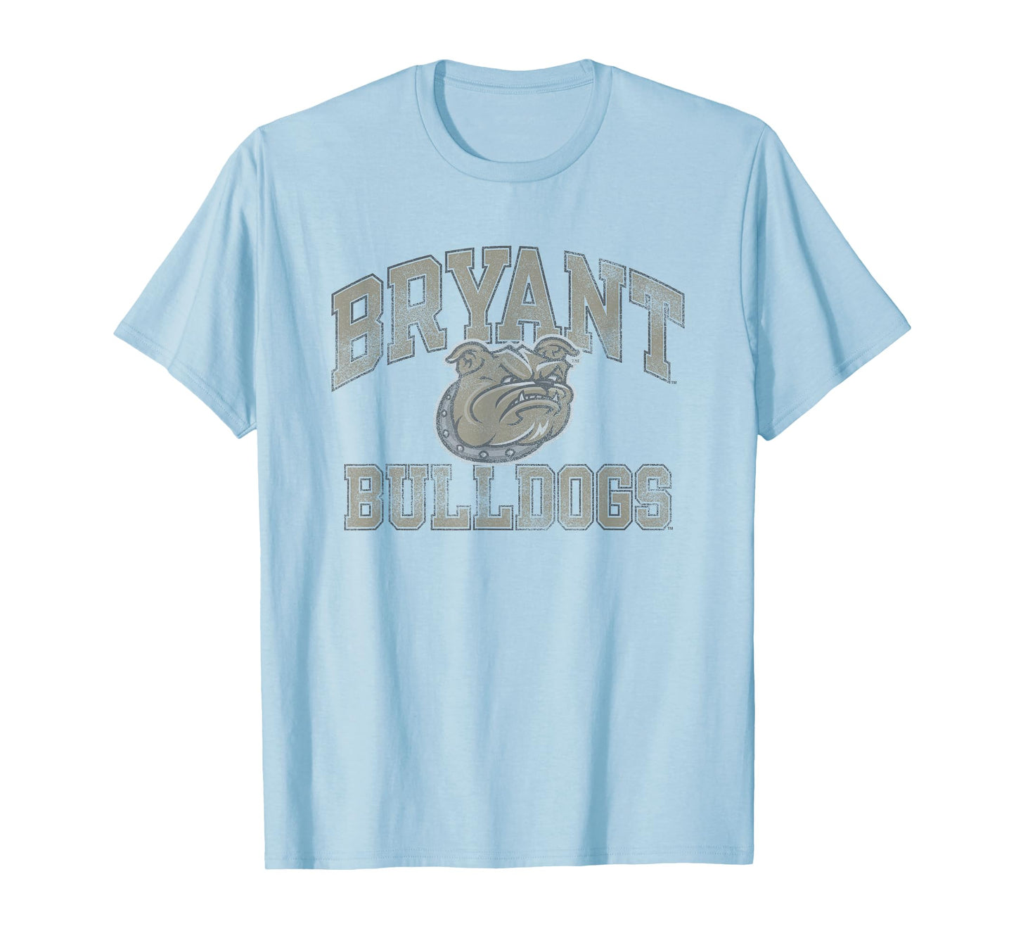 Bryant Bulldogs Vintage Worn Gray Officially Licensed T-Shirt