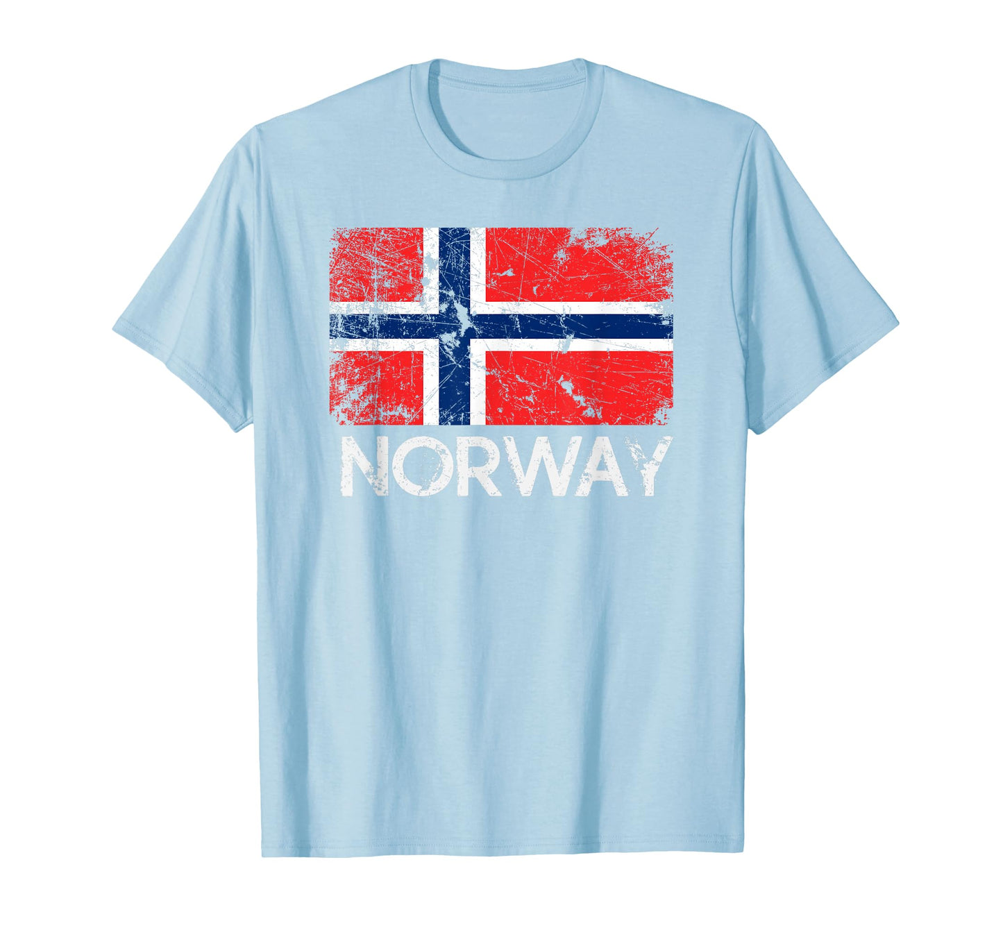 Norwegian Flag | Vintage Made In Norway Gift T-Shirt