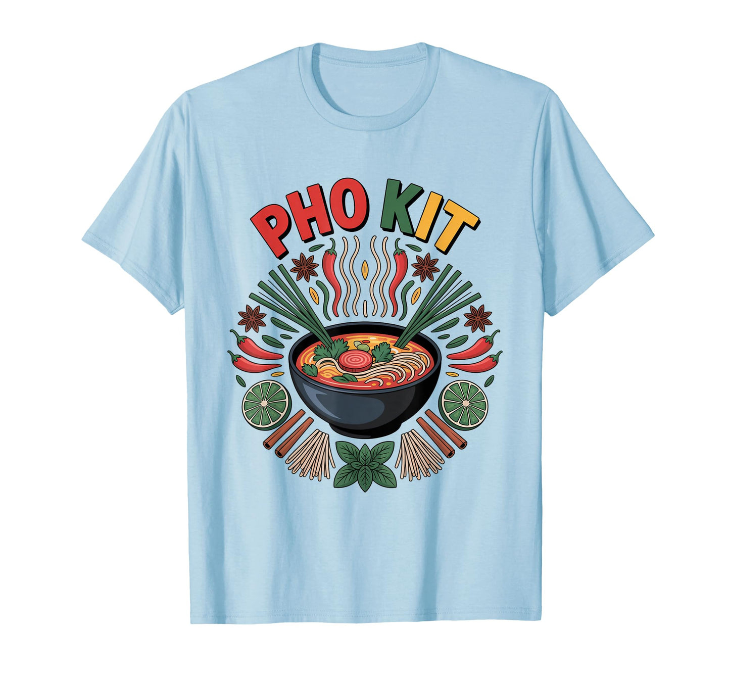 Pho Kit Soup Ingredients Pho Broth at Home Funny Pho Lover T-Shirt