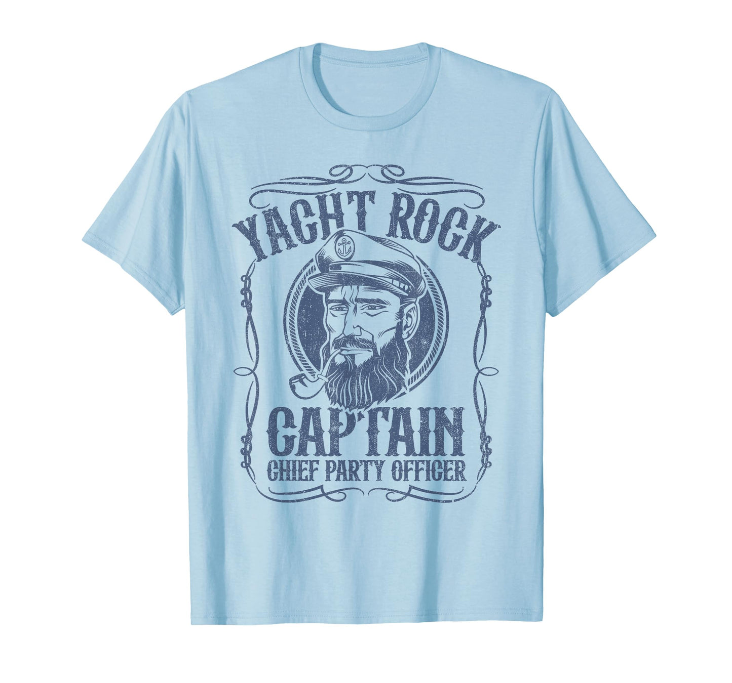 Funny Yacht Rock Captain Pontoon Boat Party Music Boating T-Shirt