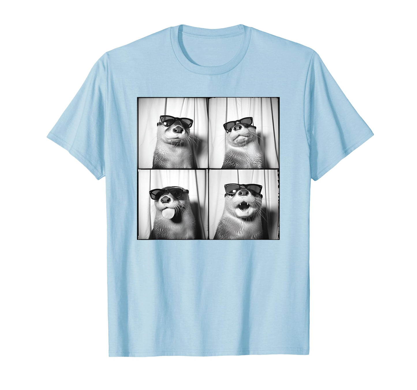Funny Otter In Sunglasses Love Otters Sea Otter Lover T-Shirt
