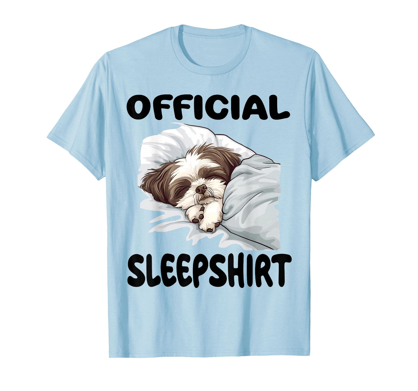 Shih Tzu Dog Official Sleepshirt Pajamas Nightgown T-Shirt