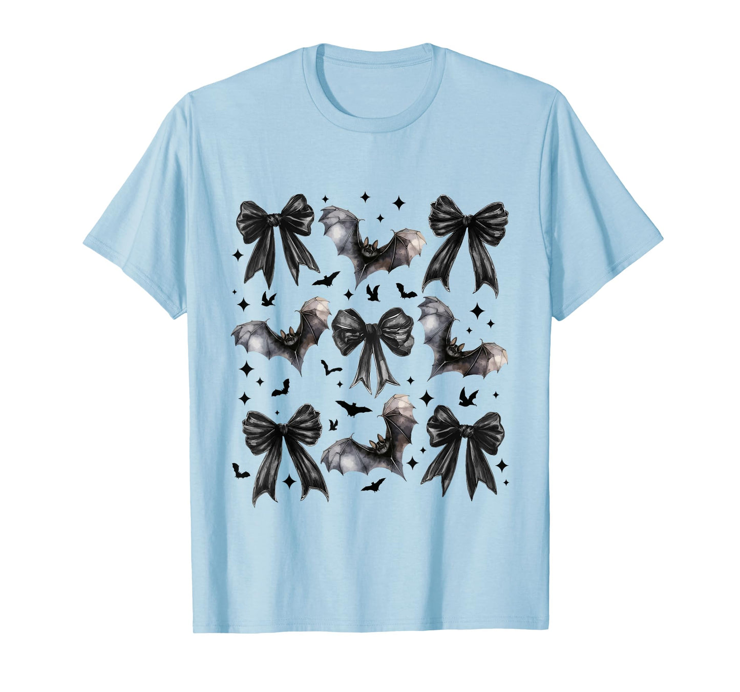 Halloween Bat Coquette Bow Halloween Bat Coquette Bows Women T-Shirt