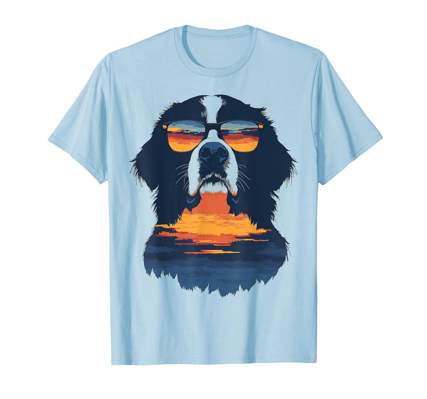 Bernese Mountain Dog Hawaiian Men Women Kids T-Shirt