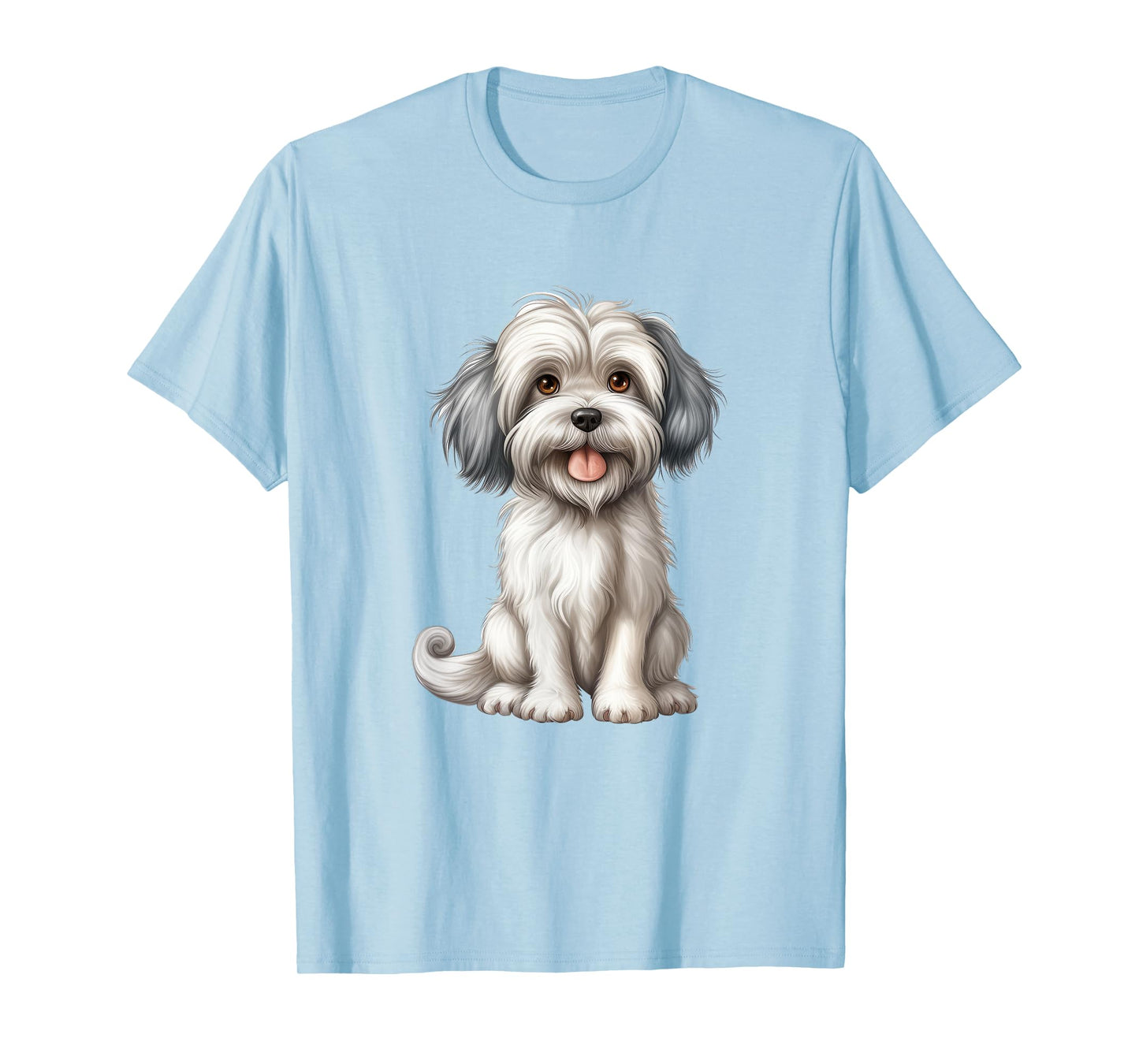 Unique Artwork Featuring Shih Tzu Design T-Shirt