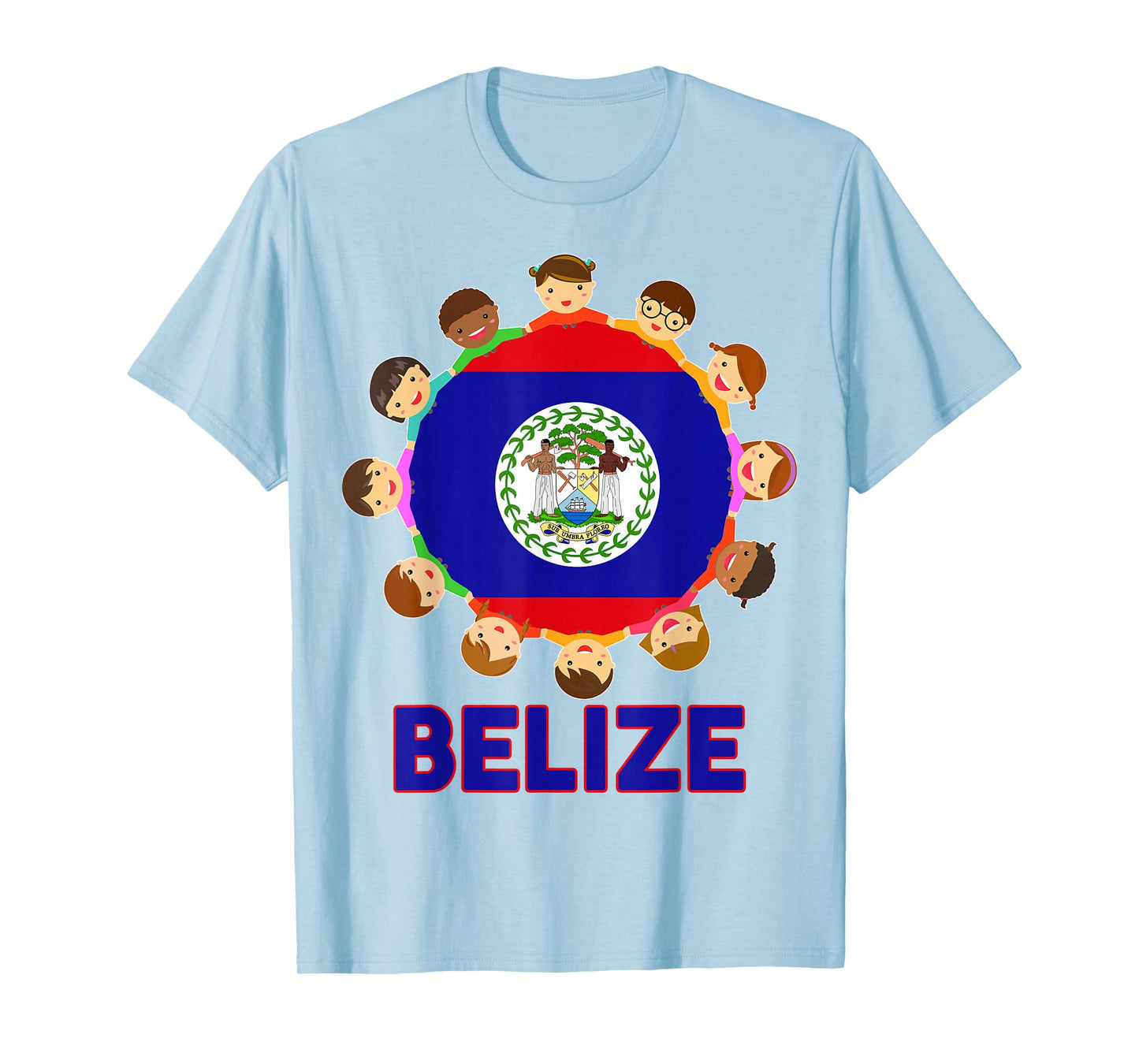 Toddler Belize-Shirt Flag Belizean Hispanic Heritage Kid Men T-Shirt