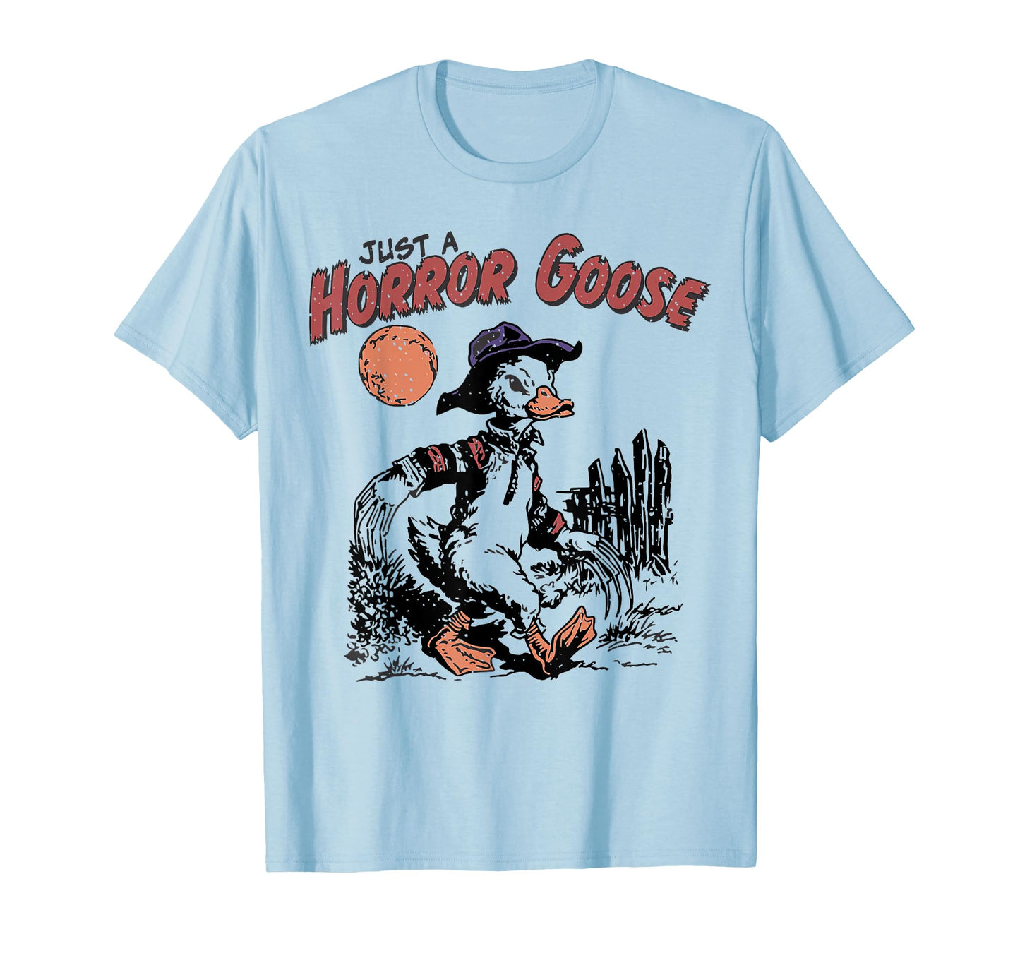 Funny Horror Goose Costume for Halloween Party Lovers T-Shirt