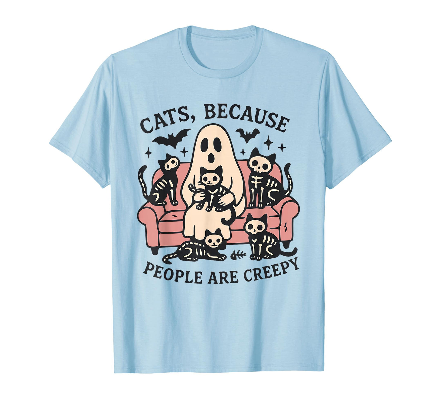 Cats Because People are Creepy T-Shirt