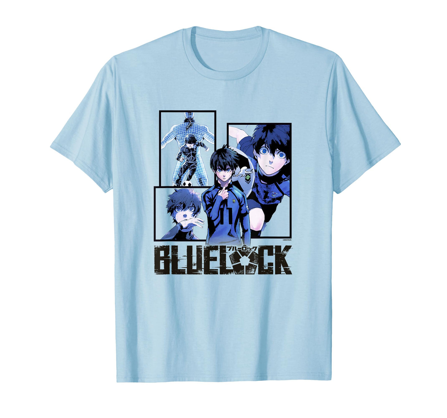 Blue Lock Yoichi Isagi The Mind On The Game Big Split Logo T-Shirt