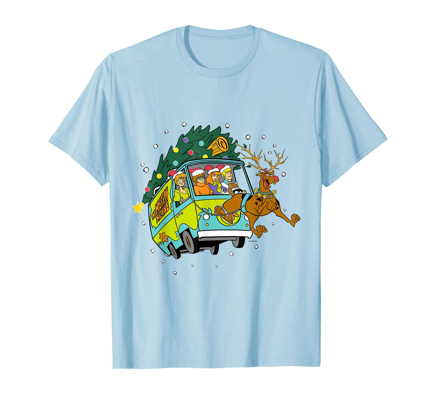 Christmas Scooby Doo Mystery Machine Reindeer Gang T-Shirt