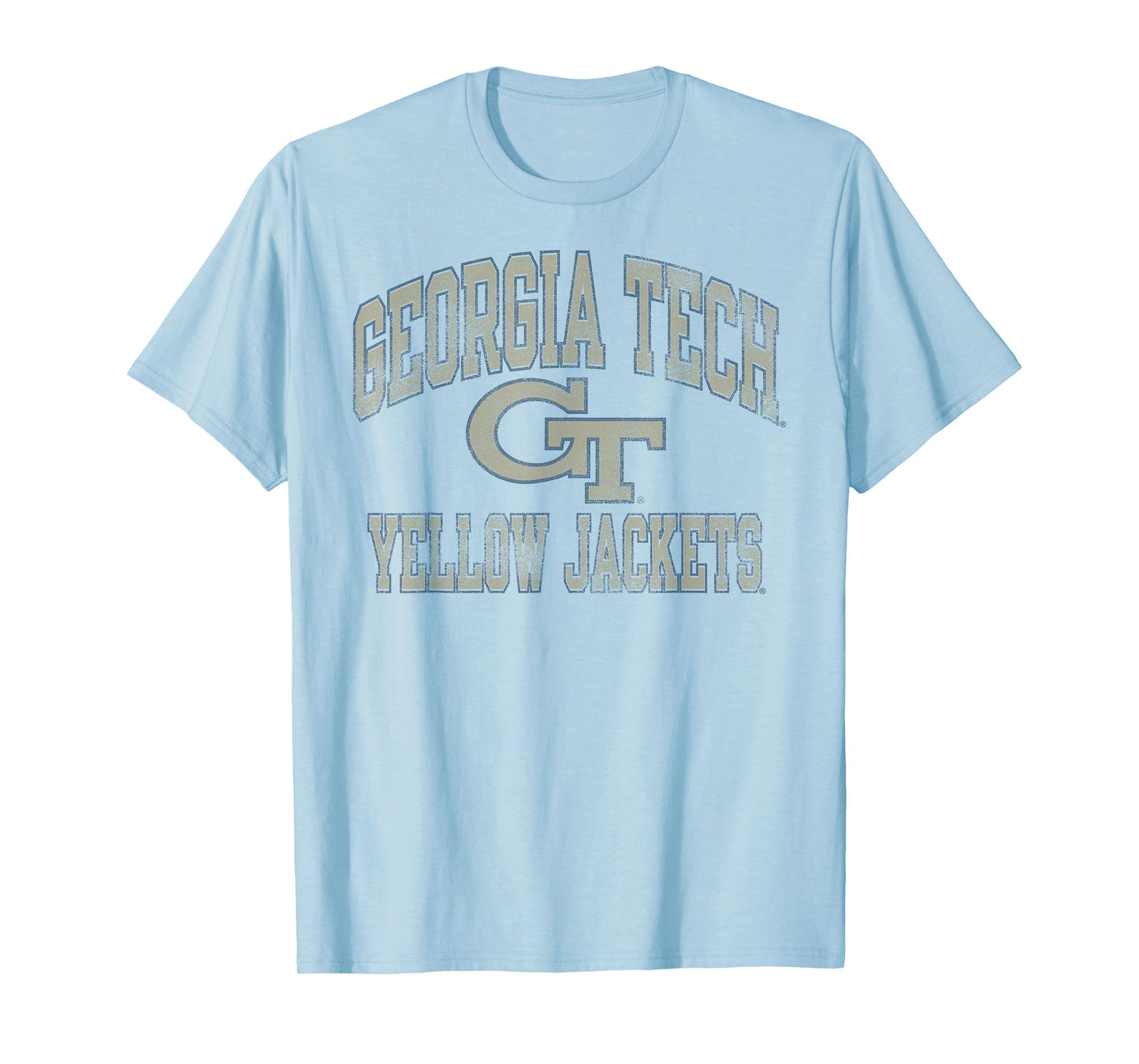 Georgia Tech Yellow Jackets Vintage Worn Gray T-Shirt