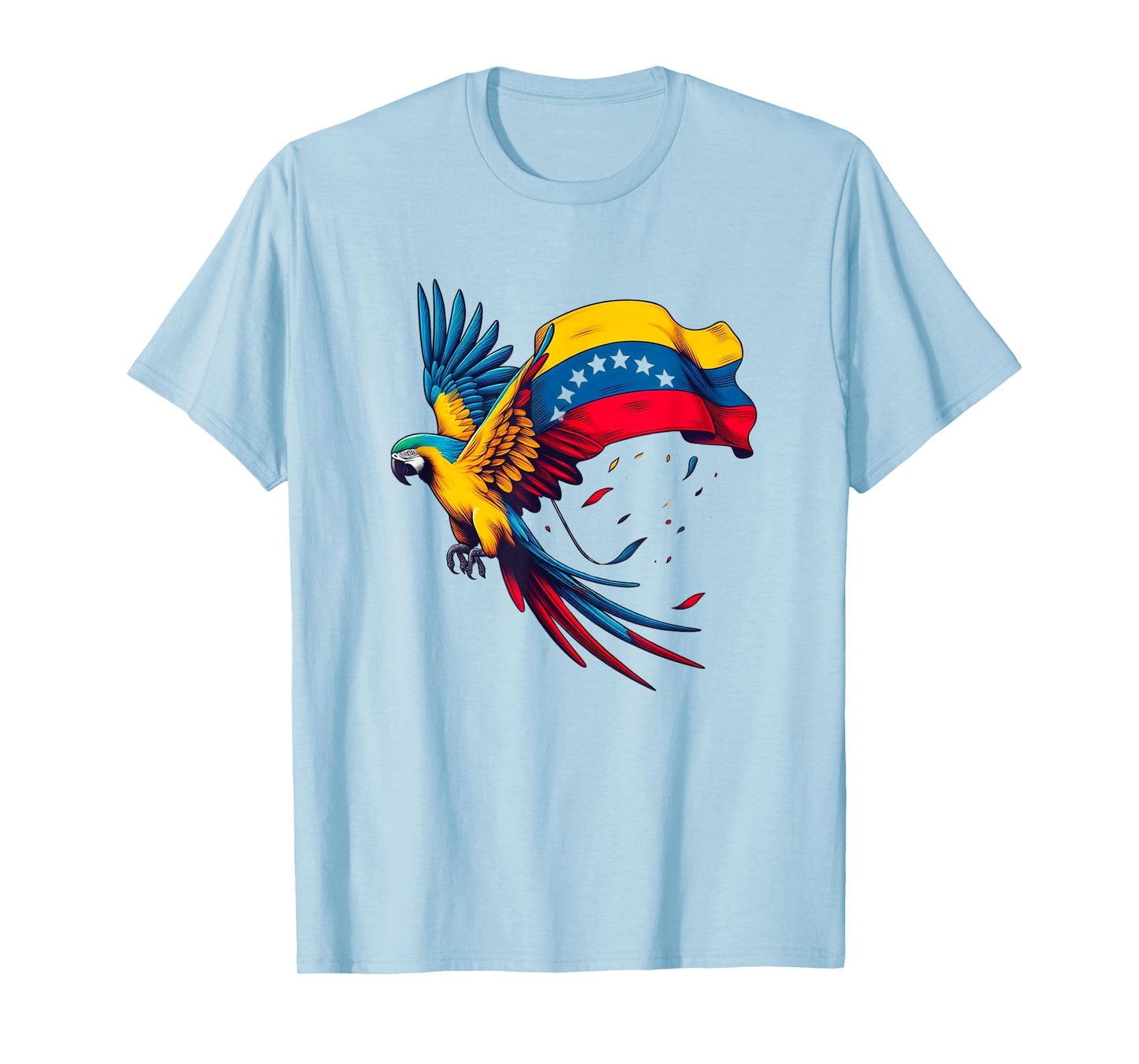Venezuela 7 stars flag with Guacamaya T-Shirt