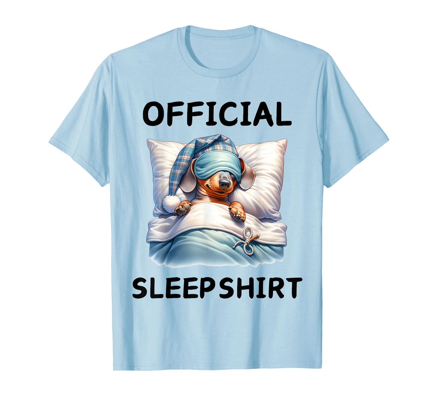 Dachshund Doxie Dog Official Sleep Pajamas Nightgown T-Shirt