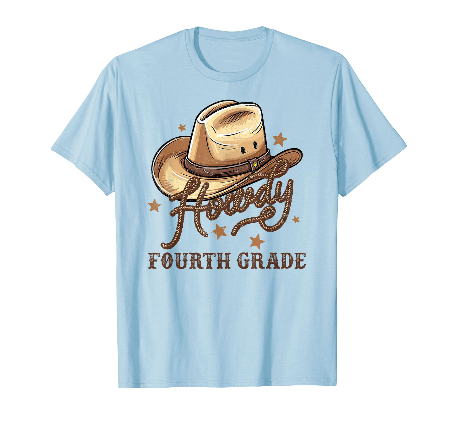 4th Grade Teacher Rodeo Country Western Howdy Fourth Grade T-Shirt