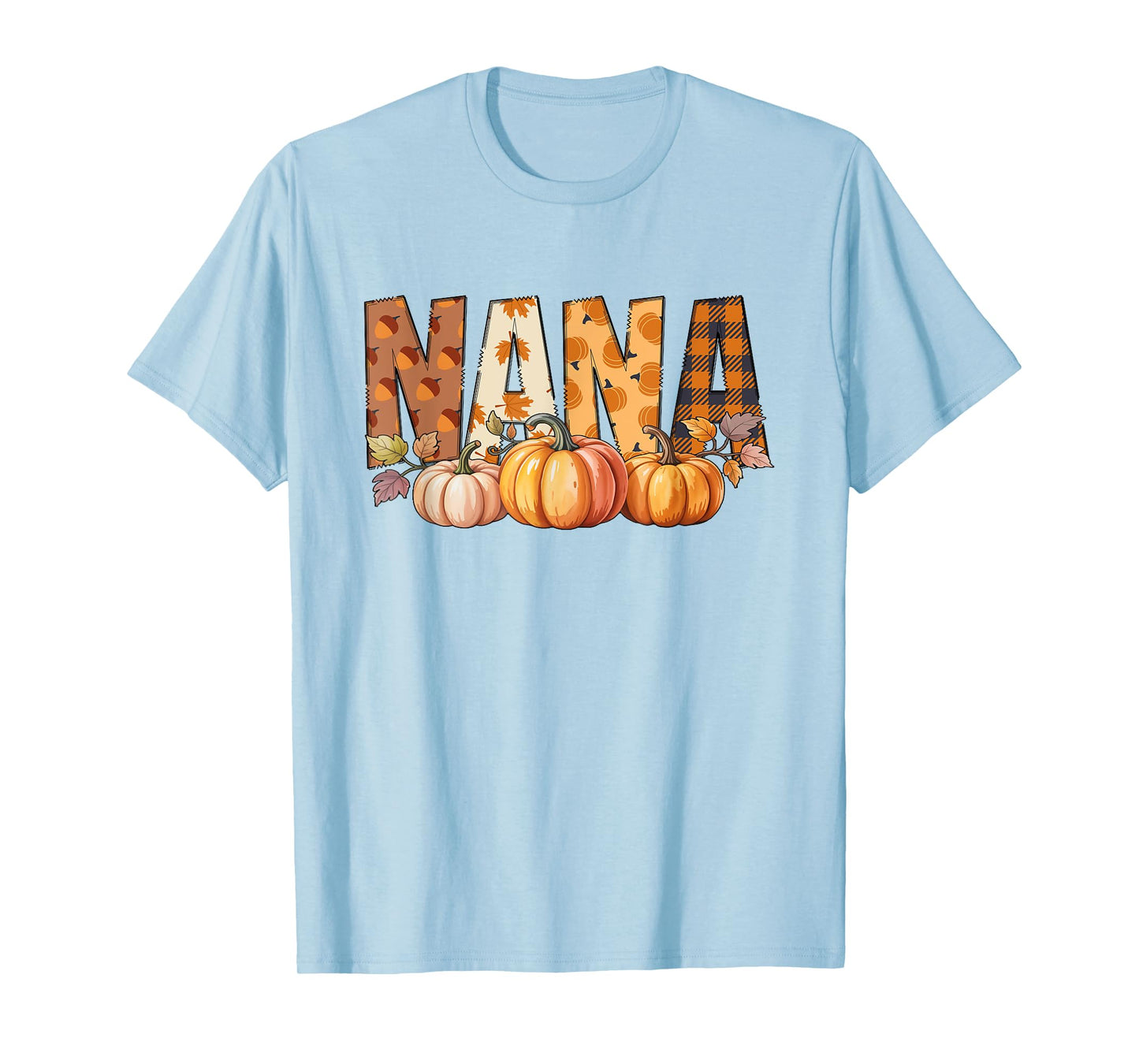 Nana Pumpkin Fall Design for Autumn Family Gatherings T-Shirt
