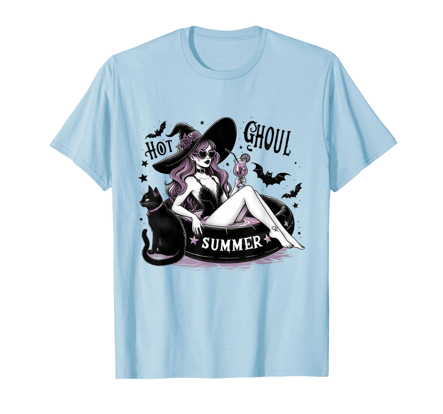 Hot Ghoul Summer Halloween Witch Party Costume T-Shirt