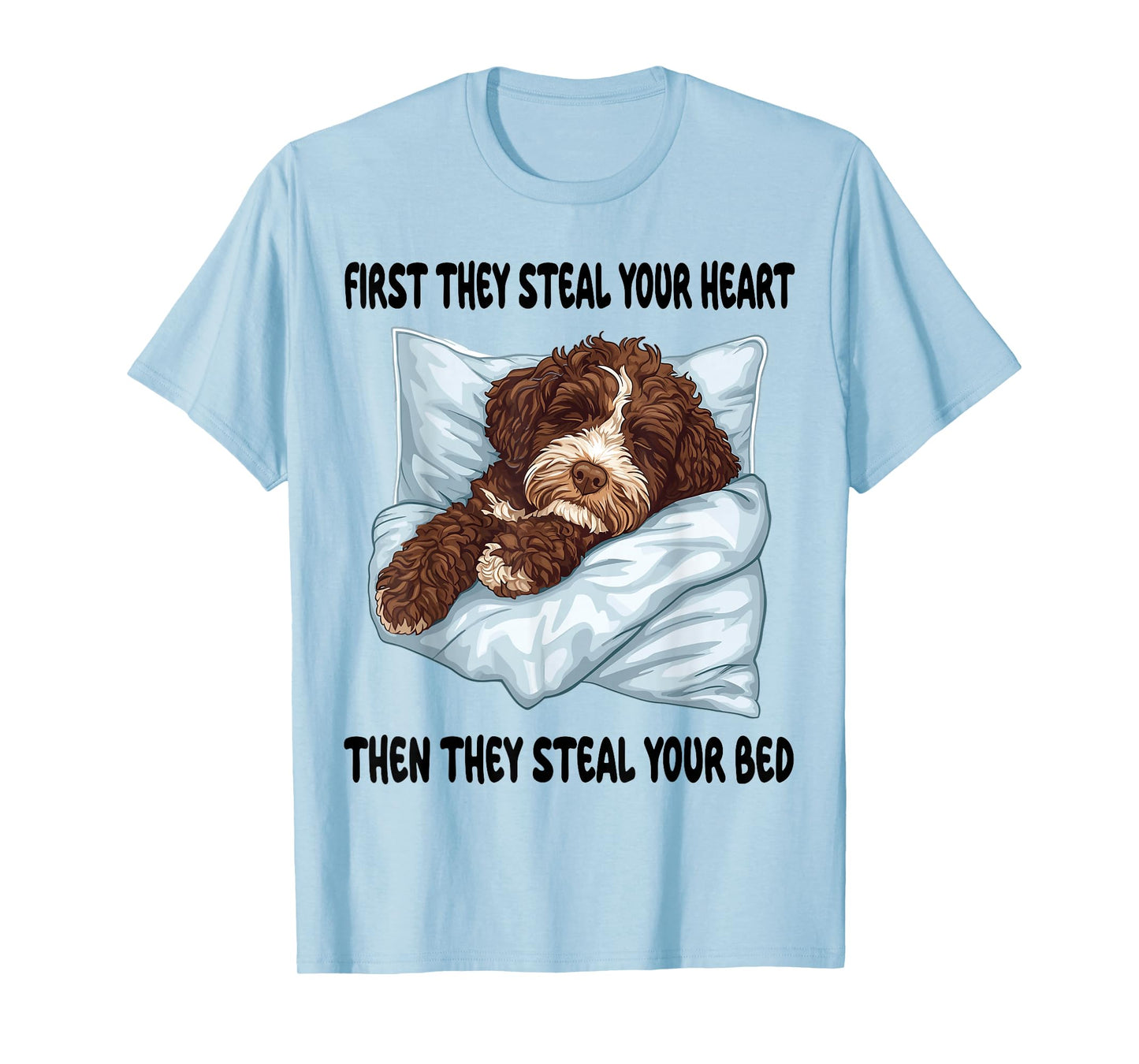 Bernedoodle Sleeping Pajamas Nightgown T-Shirt