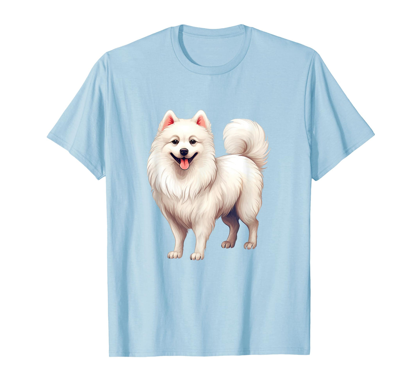 Adorable Samoyed Dog Illustration Lovers T-Shirt