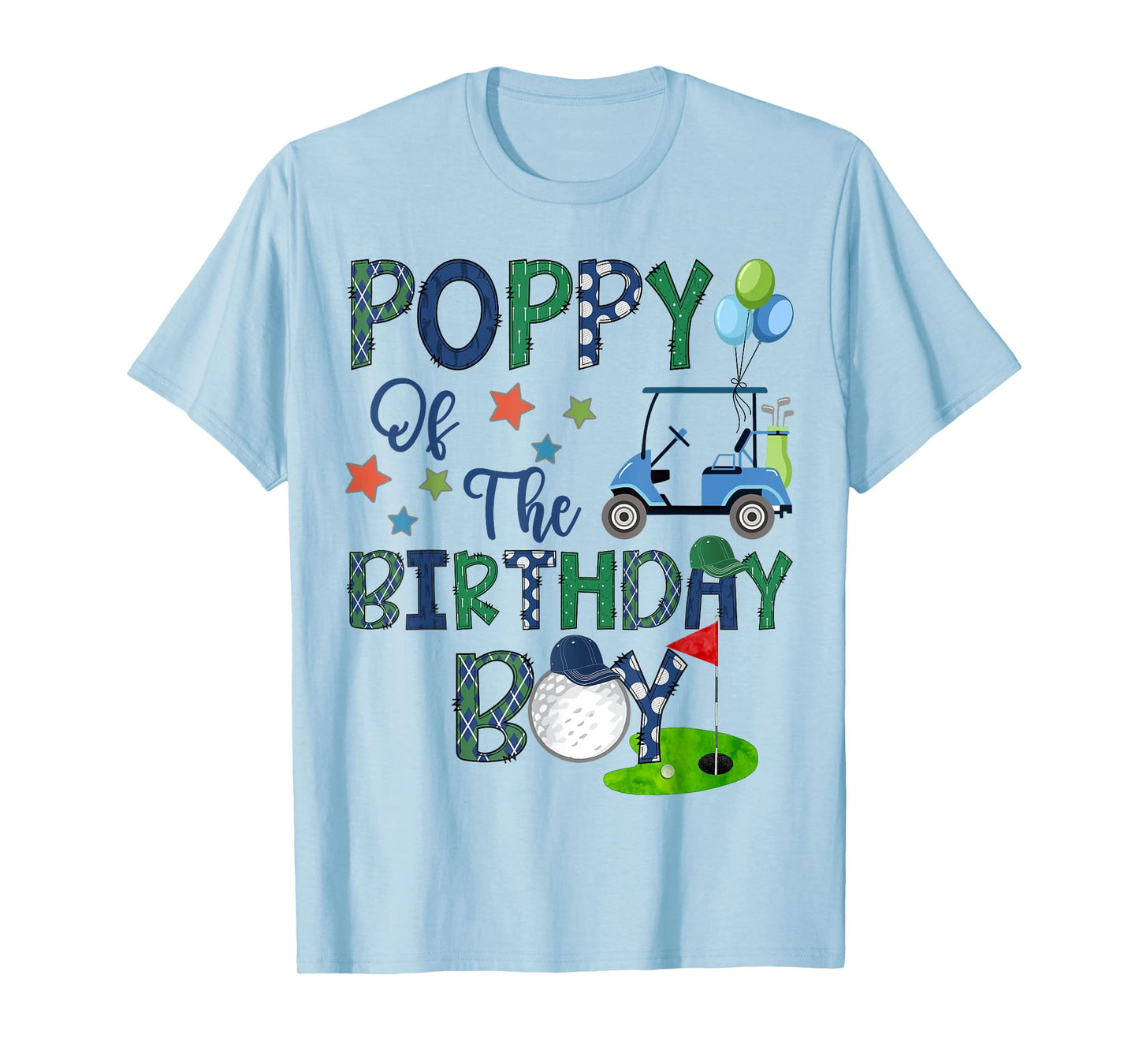 Poppy Of The Birthday Boy Hole In One Golf Lover T-Shirt