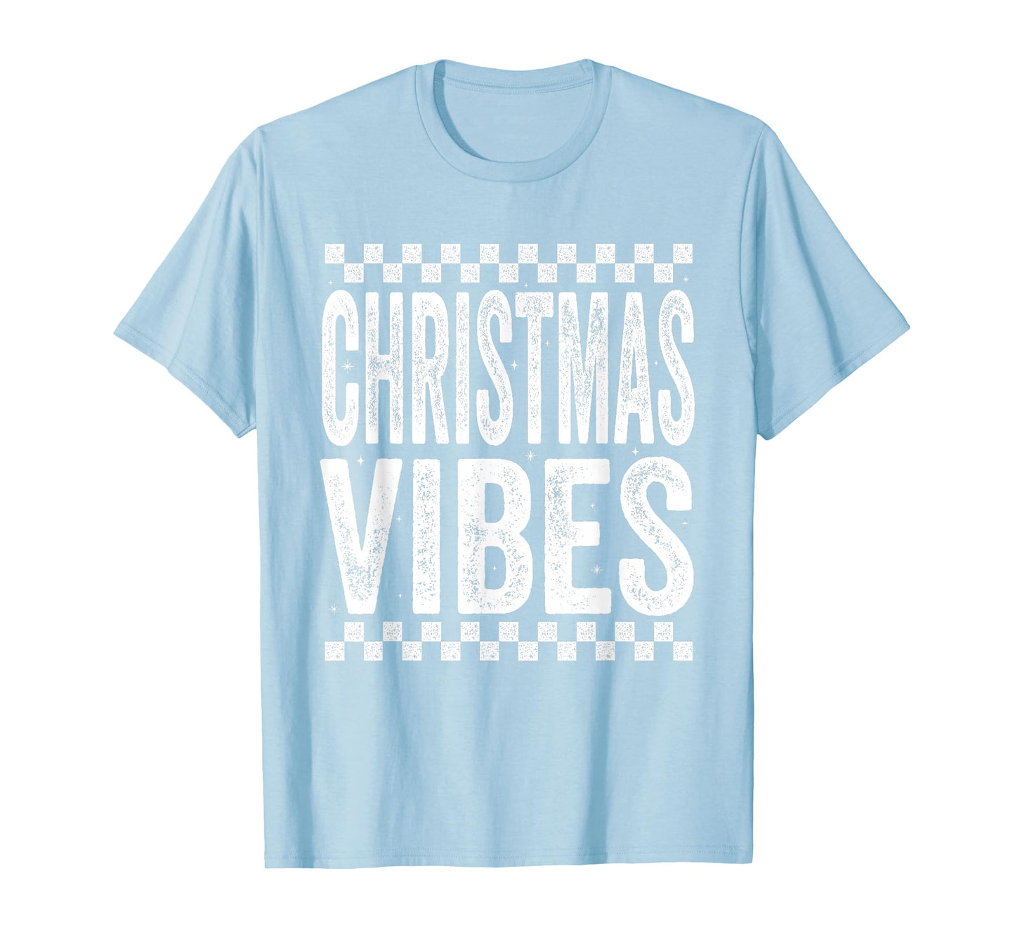 Coquette Christmas Vibes Checkered Xmas Holiday Women Kids T-Shirt