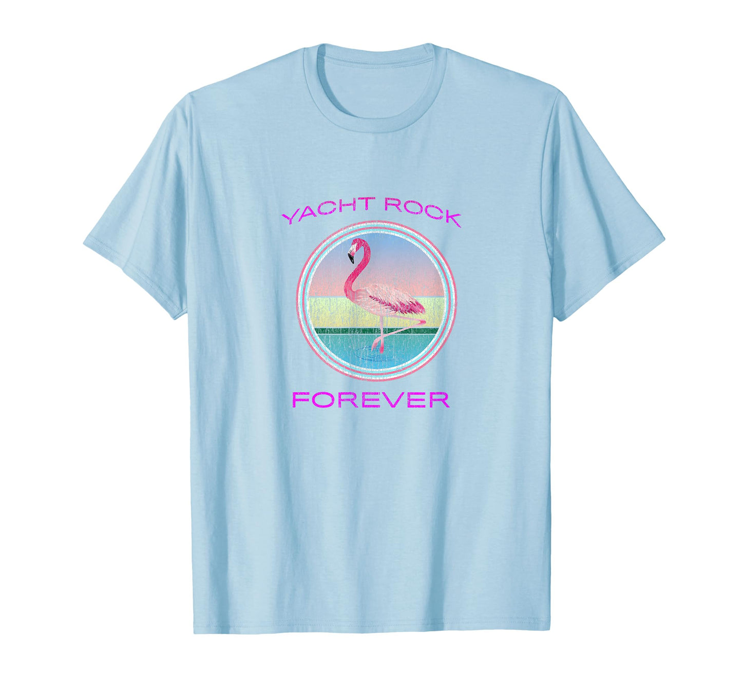 Yacht Rock Forever T-Shirt 80s Retro Faded T-Shirt
