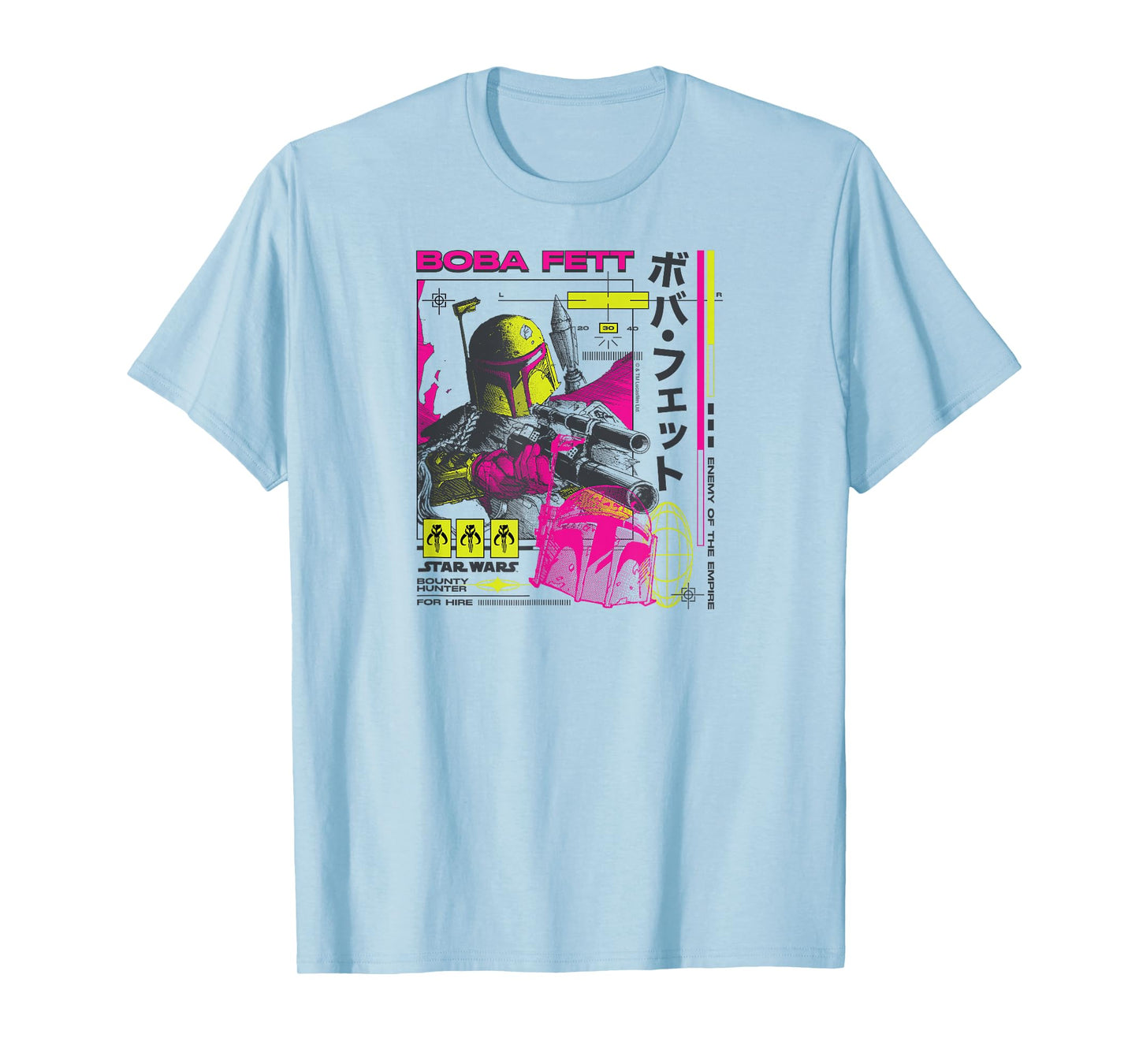 Star Wars - Boba Fett Katakana T-Shirt