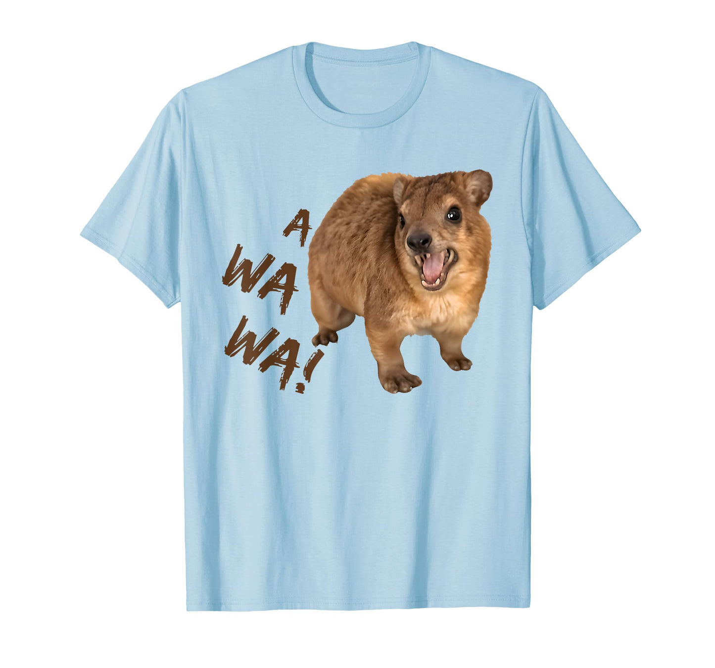 Awawa! Angry Screaming Hyrax Meme T-Shirt
