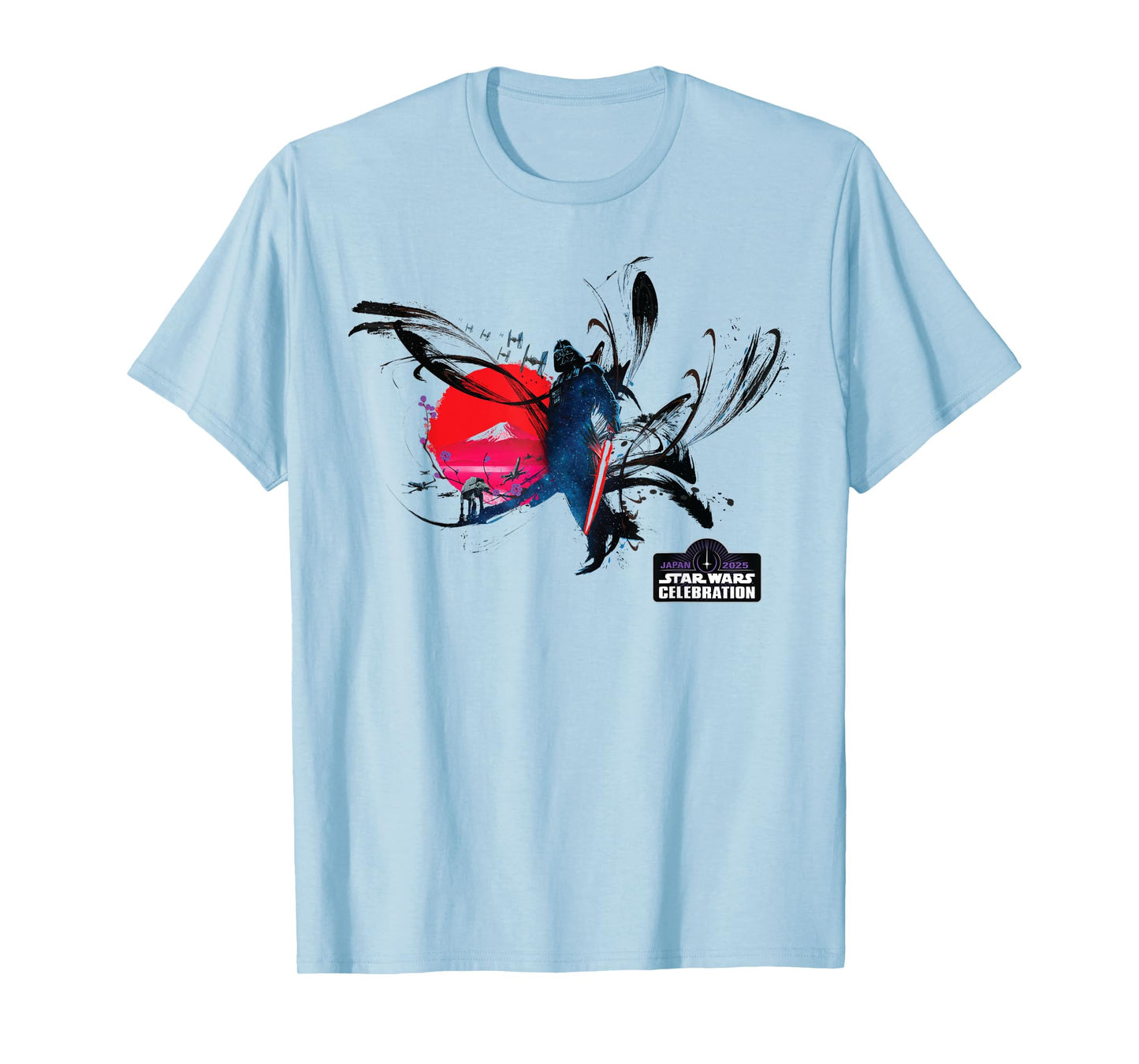Star Wars Celebration Japan 2025 Darth Vader Key Art & Logo T-Shirt