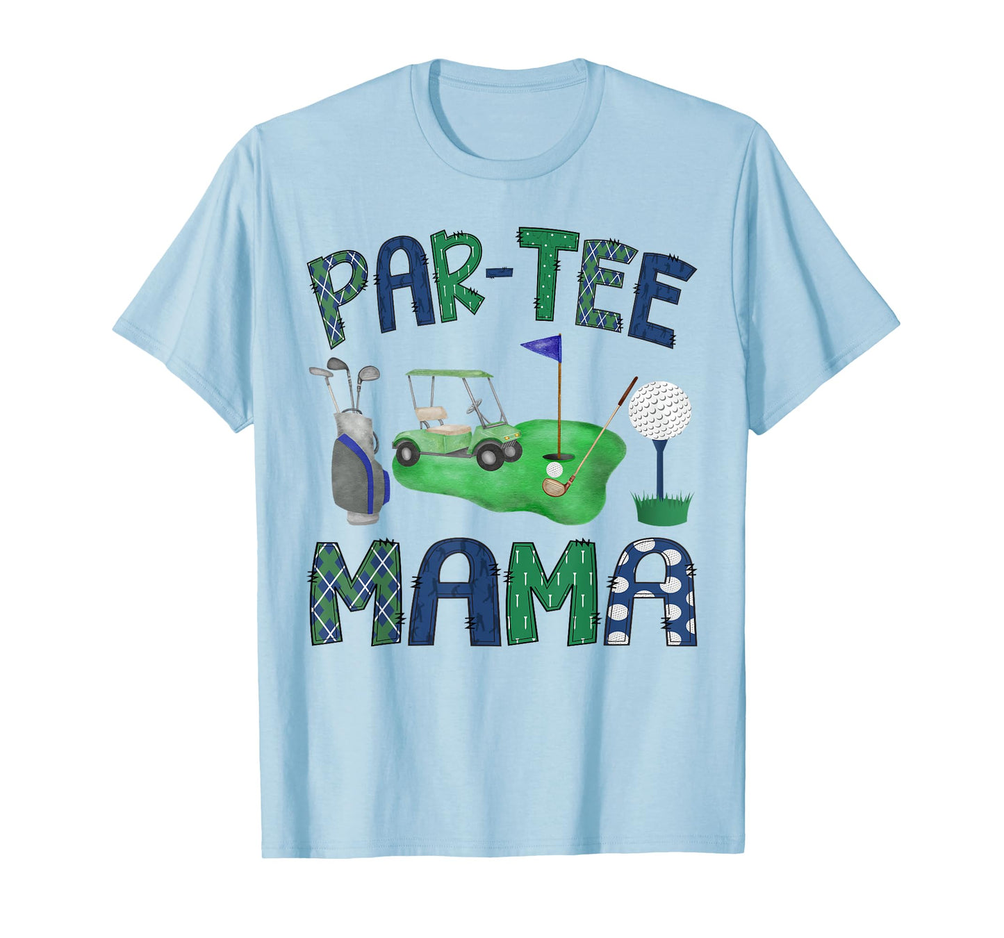 Par-Tee Mama Hole in One Birthday Party T-Shirt