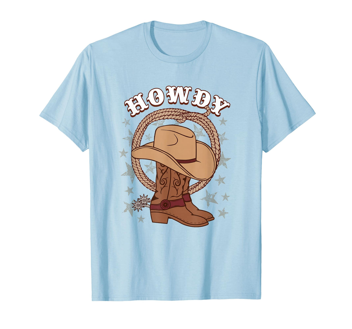 American Western Howdy Gear for Cowboys & Cowgirls Howdy Funny Cowboy Boots Hat Texas Rodeo Country Western T-Shirt