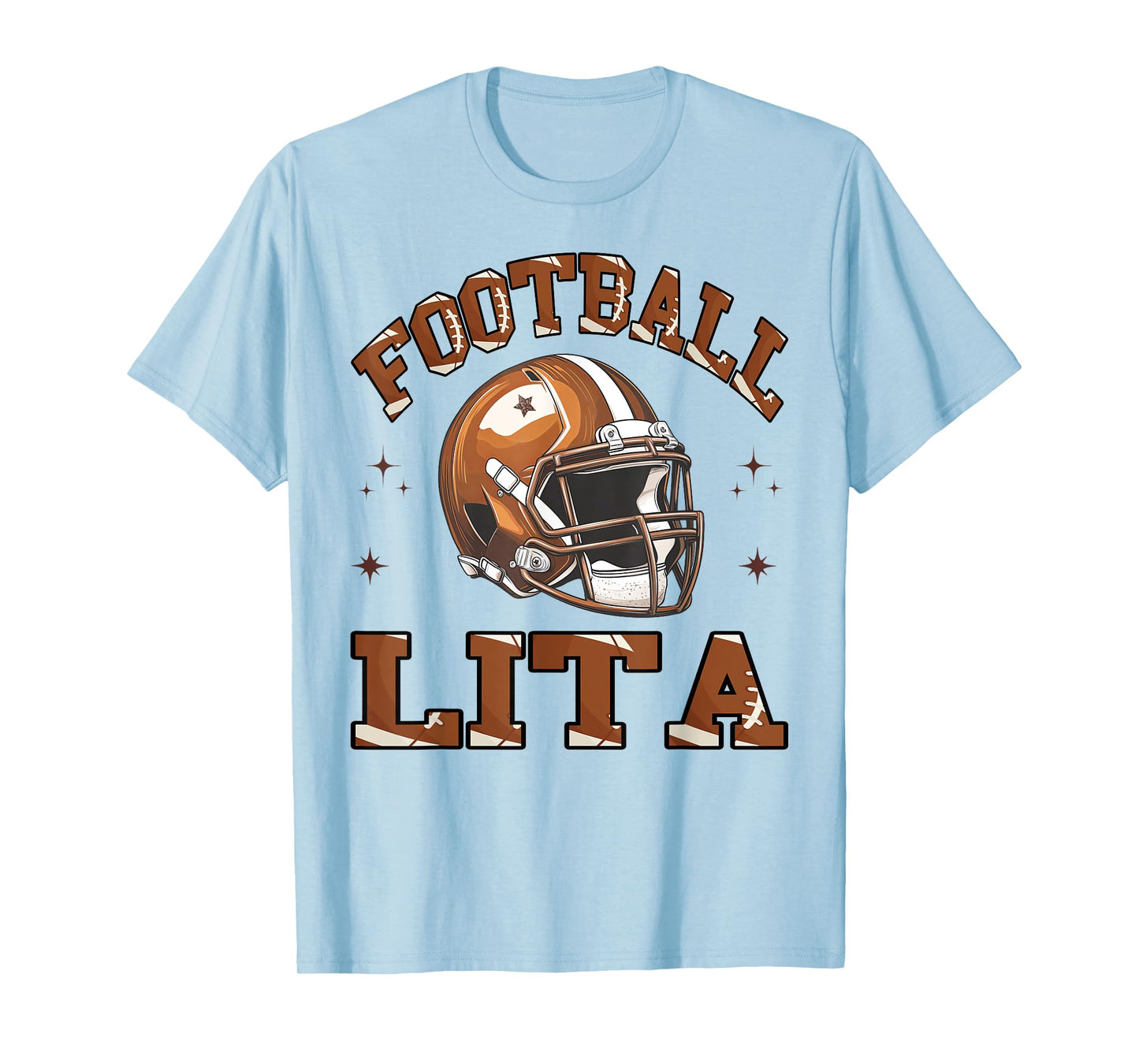 Football Lita Retro American Football Coquette T-Shirt